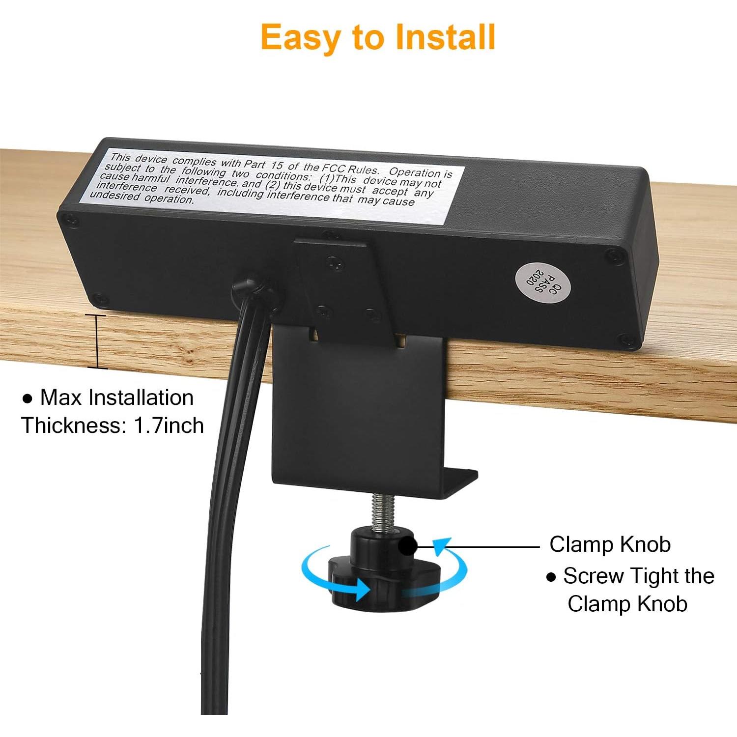 Toma de Corriente de Escritorio HHSOET 4 Salidas AC 2 USB 1.83m