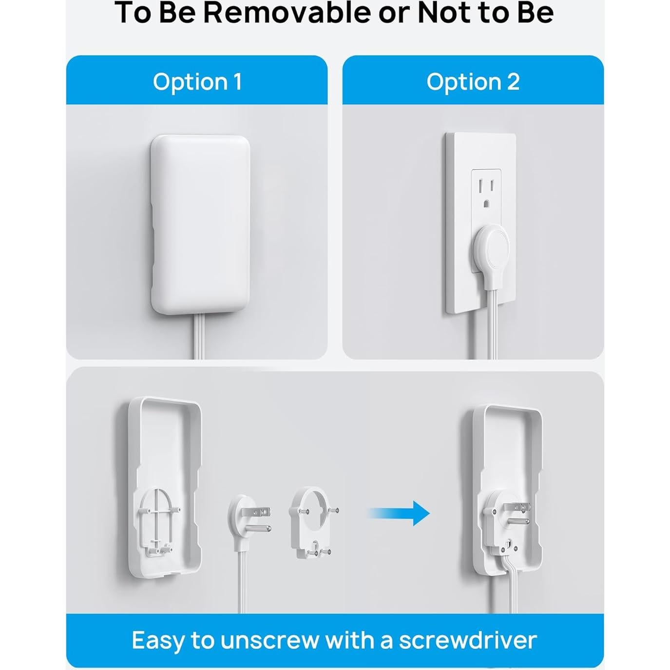 Extensor de Enchufe Plano TROND 6FT 8 Salidas 4 USB Protección 1700J