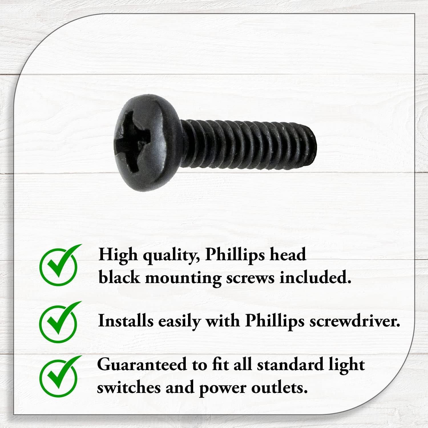 Placa de Pared Doble Poder Negro Innovative Fabricators