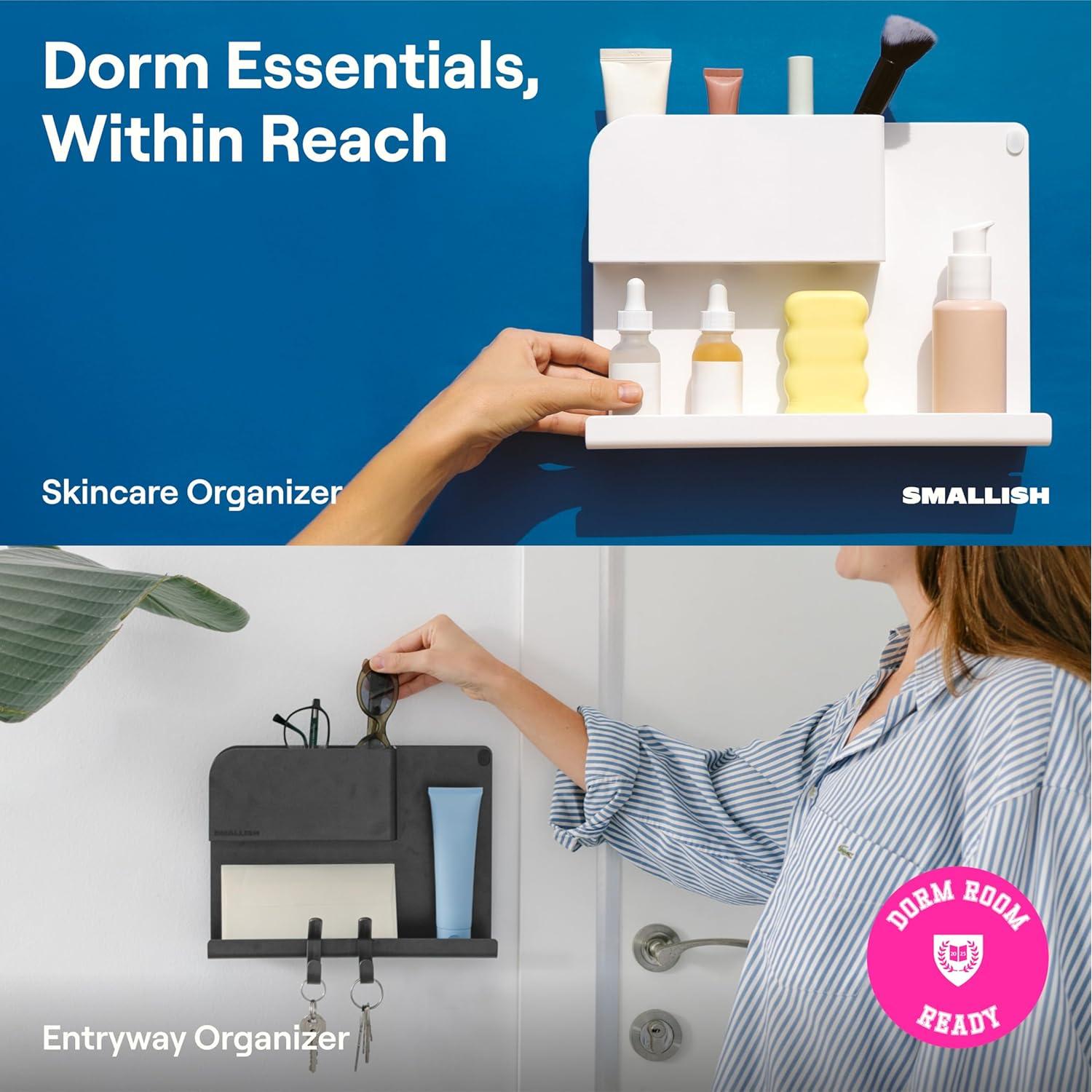 Organizador de Pared Smallish WallShelfie Negro - Estante Flotante