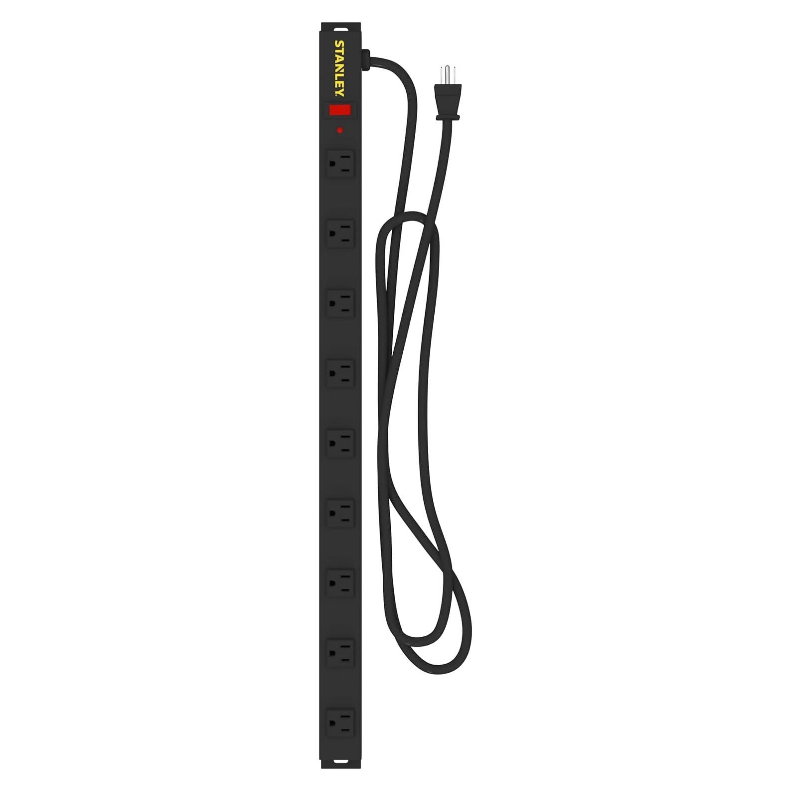 Regleta de Sobretensión STANLEY 31610 9 Salidas 600 Julios 1.83m