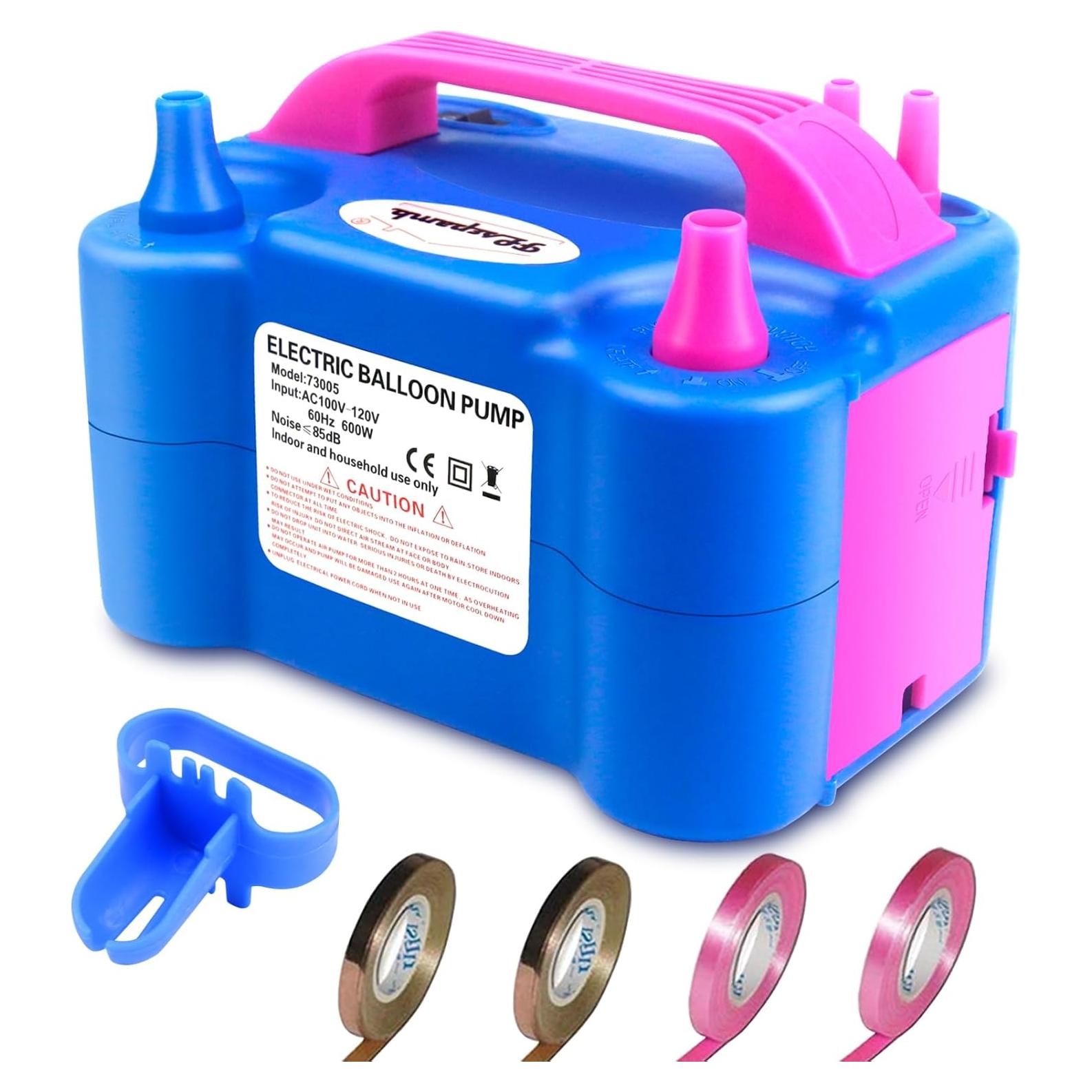 Bomba de Globos Eléctrica FLSEPAMB Doble Boquilla 600W