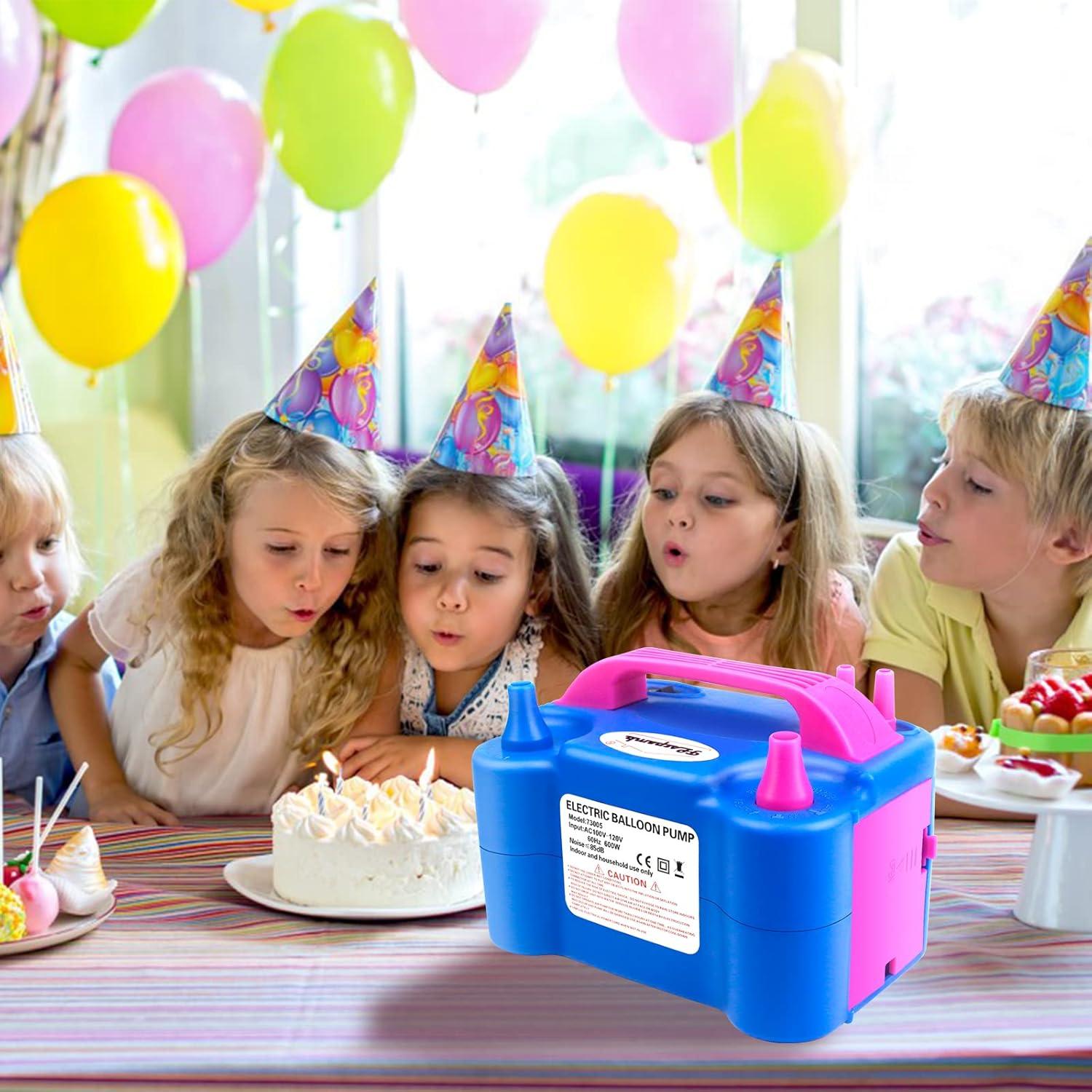 Bomba de Globos Eléctrica FLSEPAMB Doble Boquilla 600W