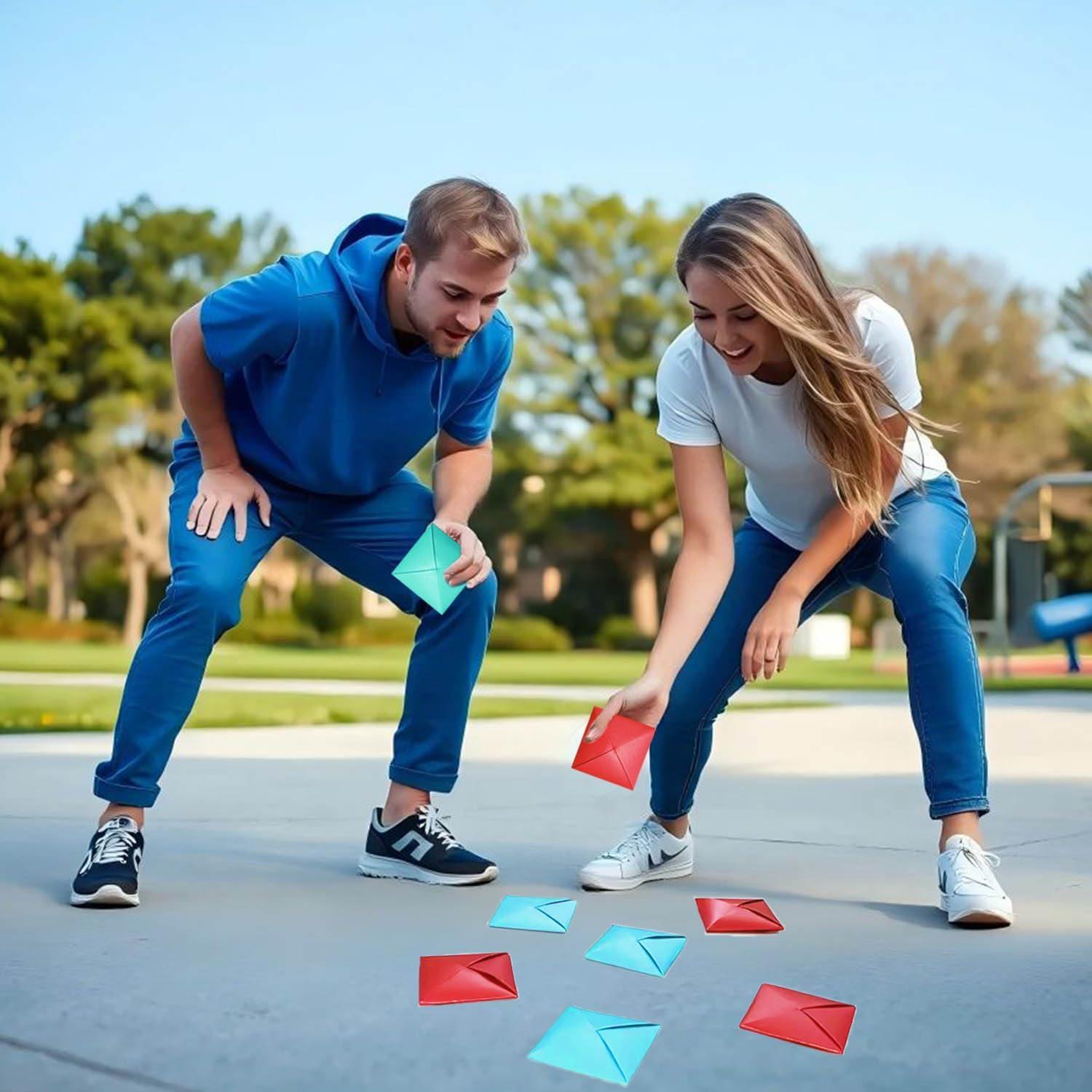 Juego de Ddakji Coreano - Set de Cartón Premium para Diversión Familiar