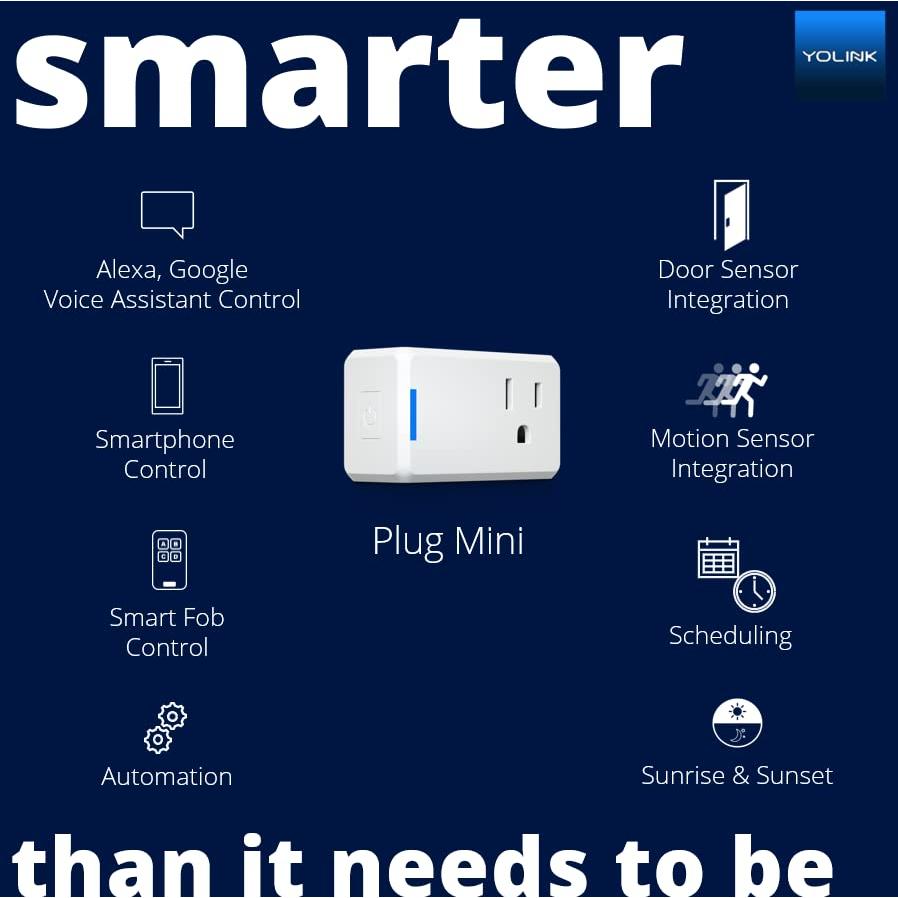 Enchufe Inteligente YoLink YS6604-UC, Control Remoto, 402m