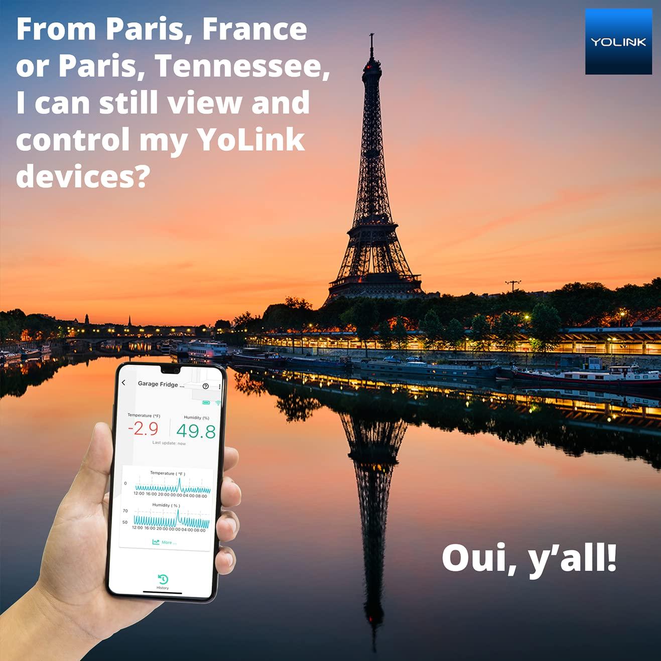 Enchufe Inteligente YoLink YS6604-UC, Control Remoto, 402m