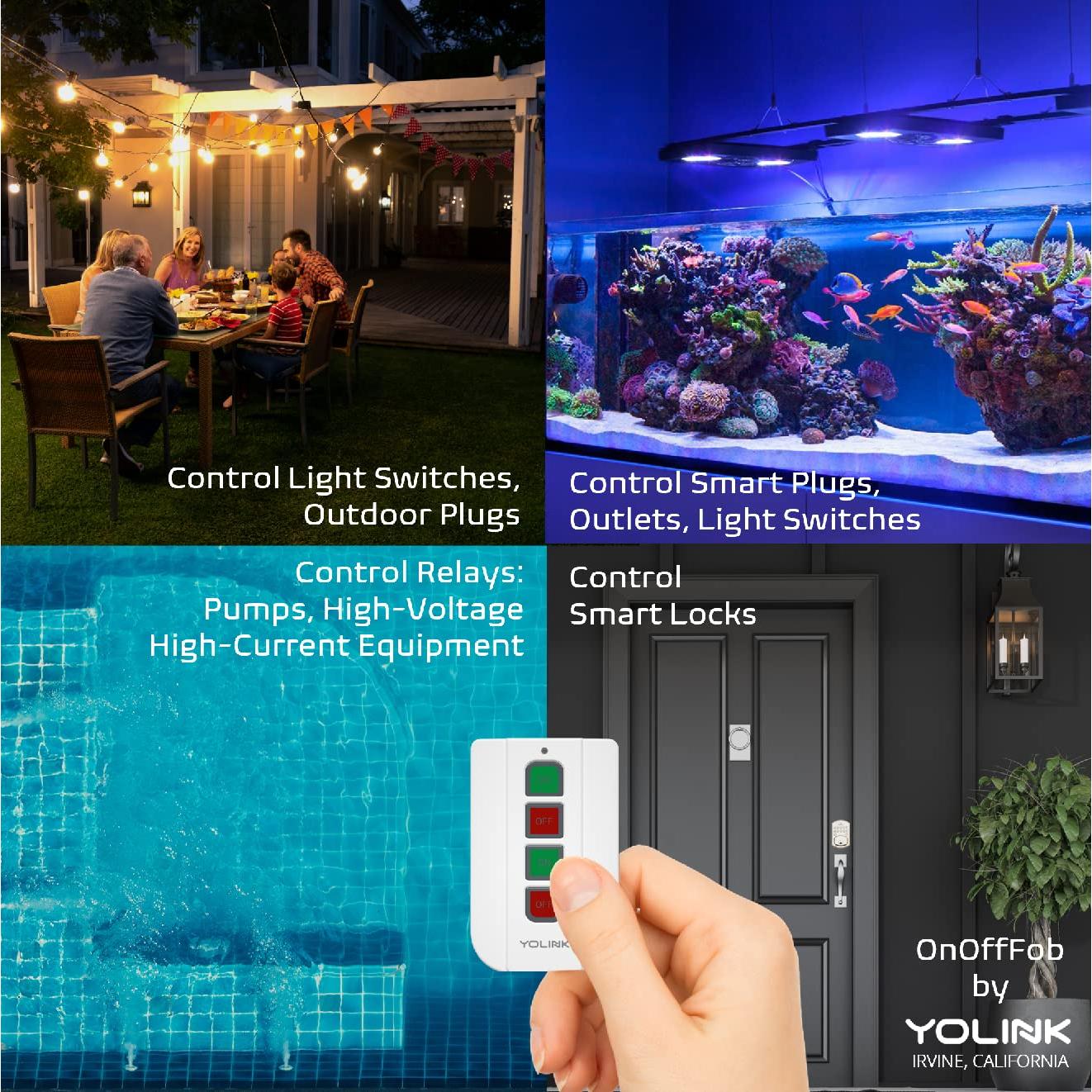 Enchufe Inteligente YoLink YS6604-UC, Control Remoto, 402m