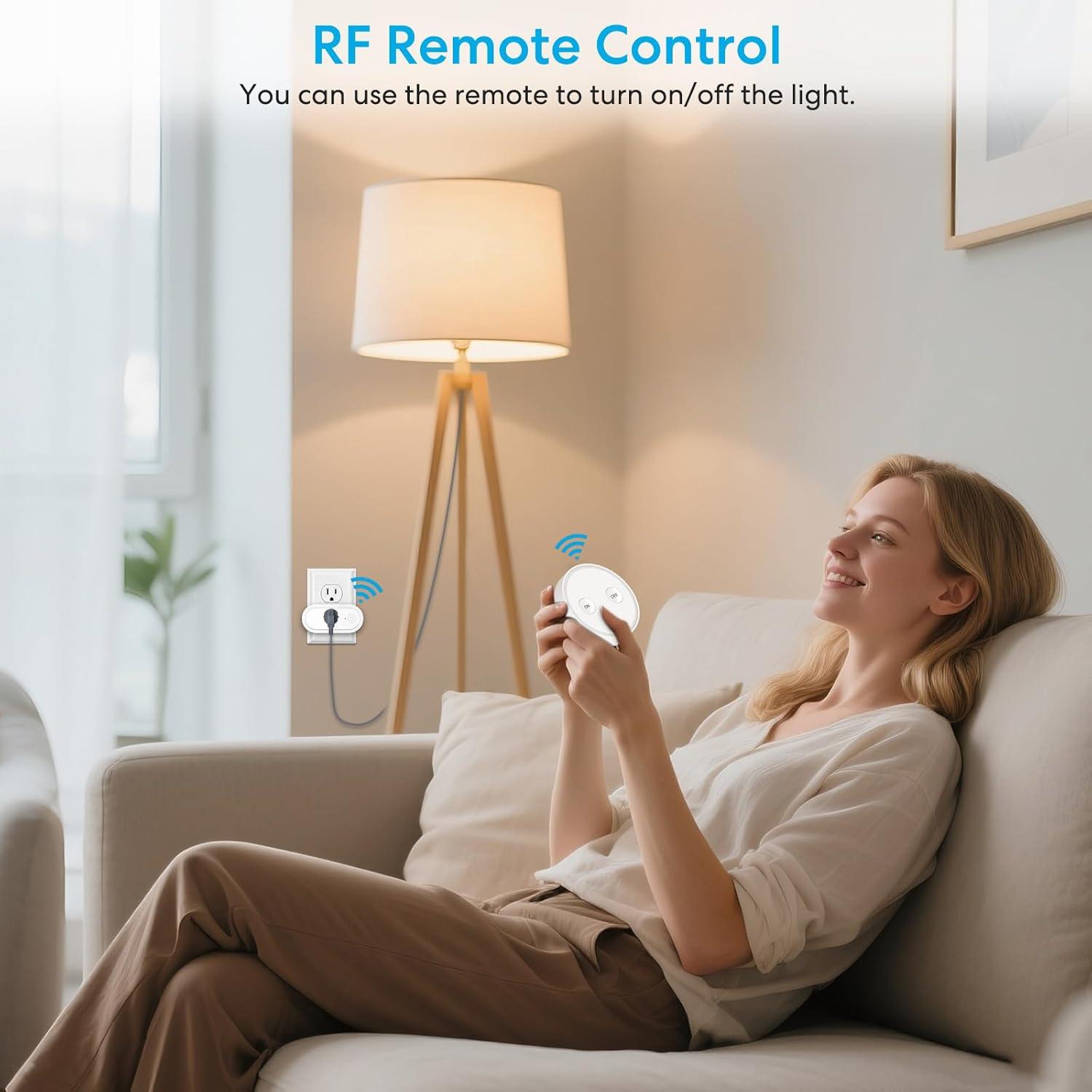 Enchufe Inalámbrico LoraTap con Control Remoto - 30.48m