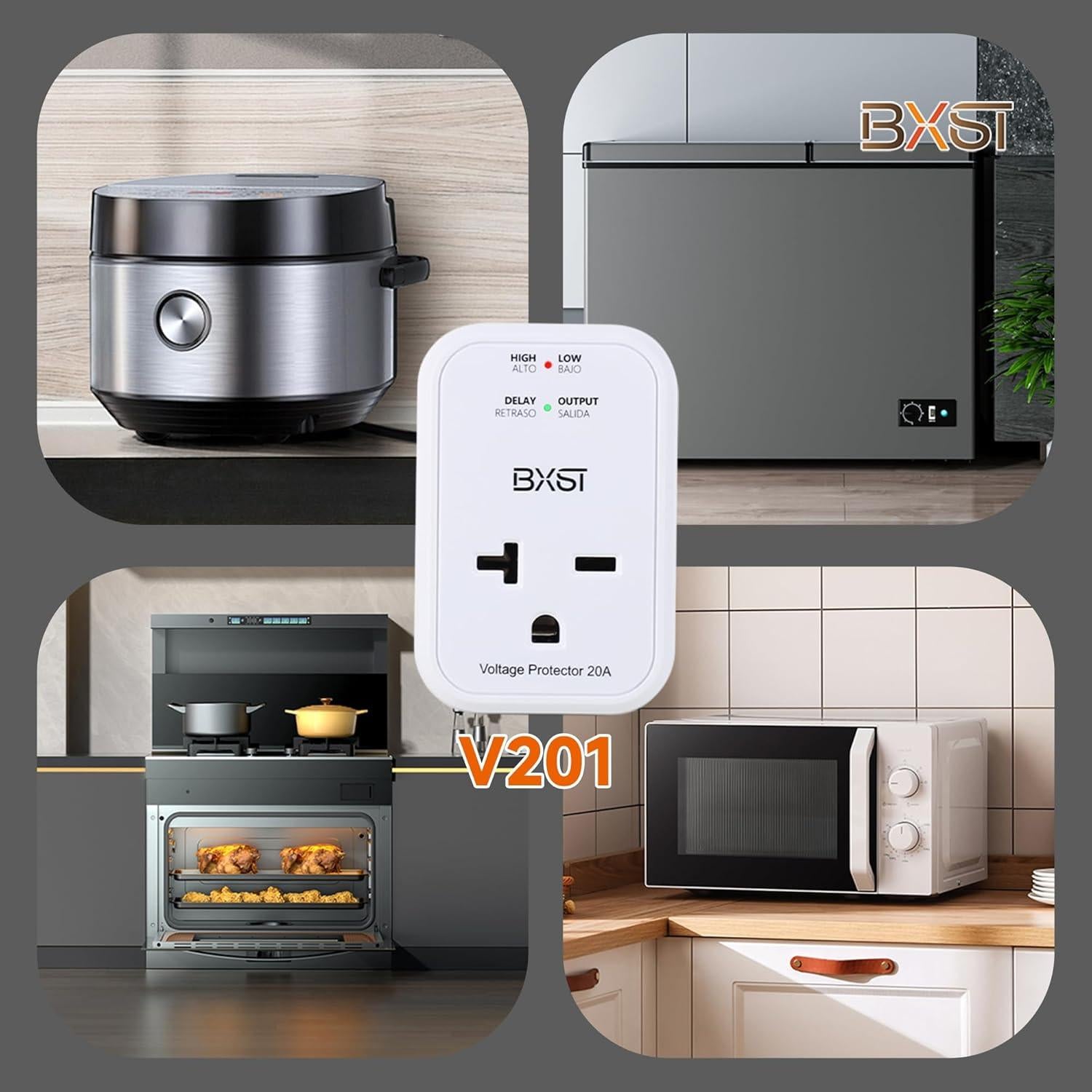 Protector de Sobretensión BXST 220V 20A 140J para Electrodomésticos