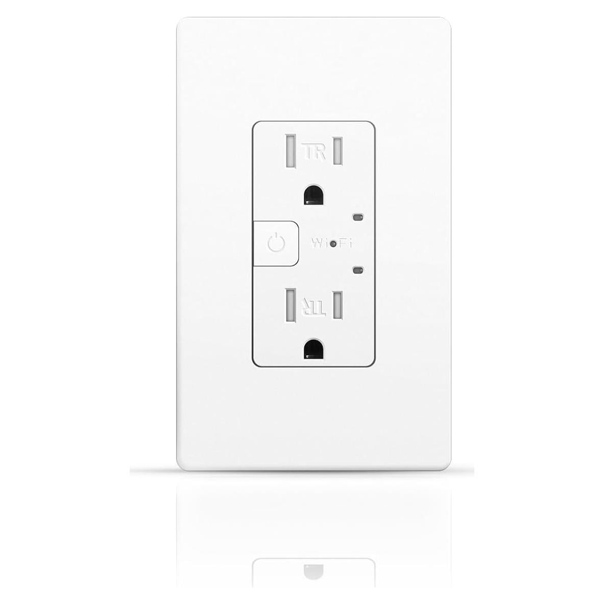 Enchufe Inteligente TOPELER WiFi 2 Puertos Control Individual 15A