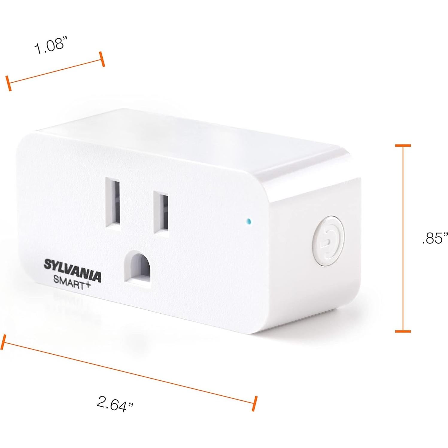 Enchufe Inteligente Wifi SYLVANIA 4 Unidades Control por Voz