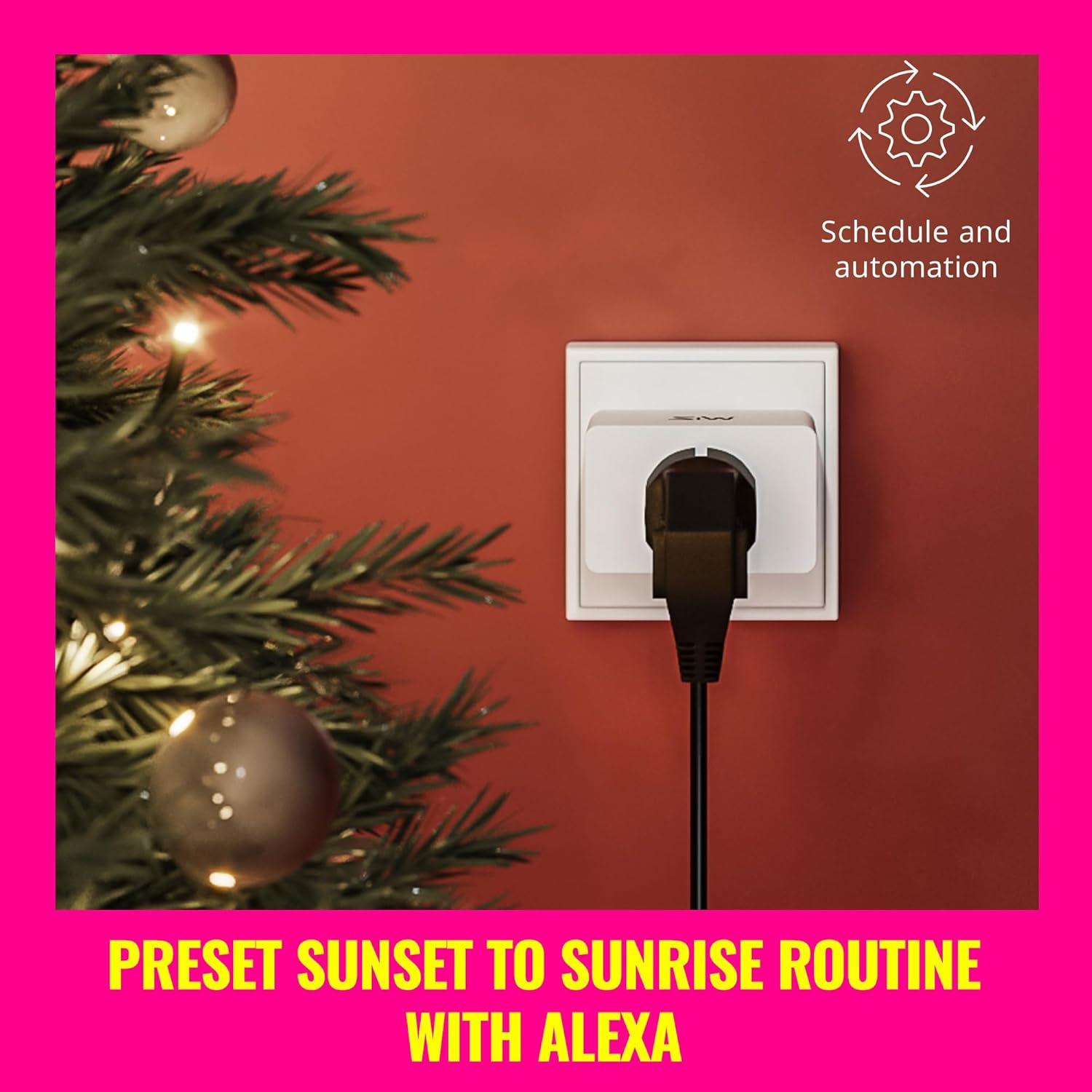 Enchufe Wi-Fi Inteligente WiZ - Paquete de 3, Control por Voz