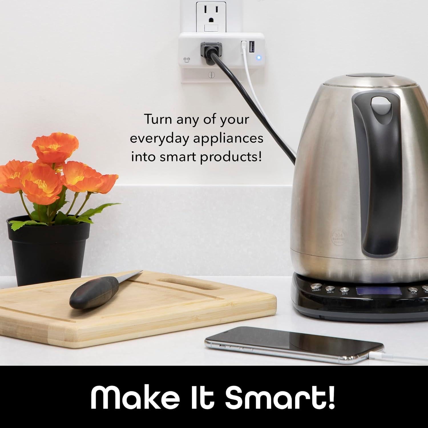 Enchufe Inteligente Geeni Interruptor+Carga Wi-Fi 2 Puertos USB