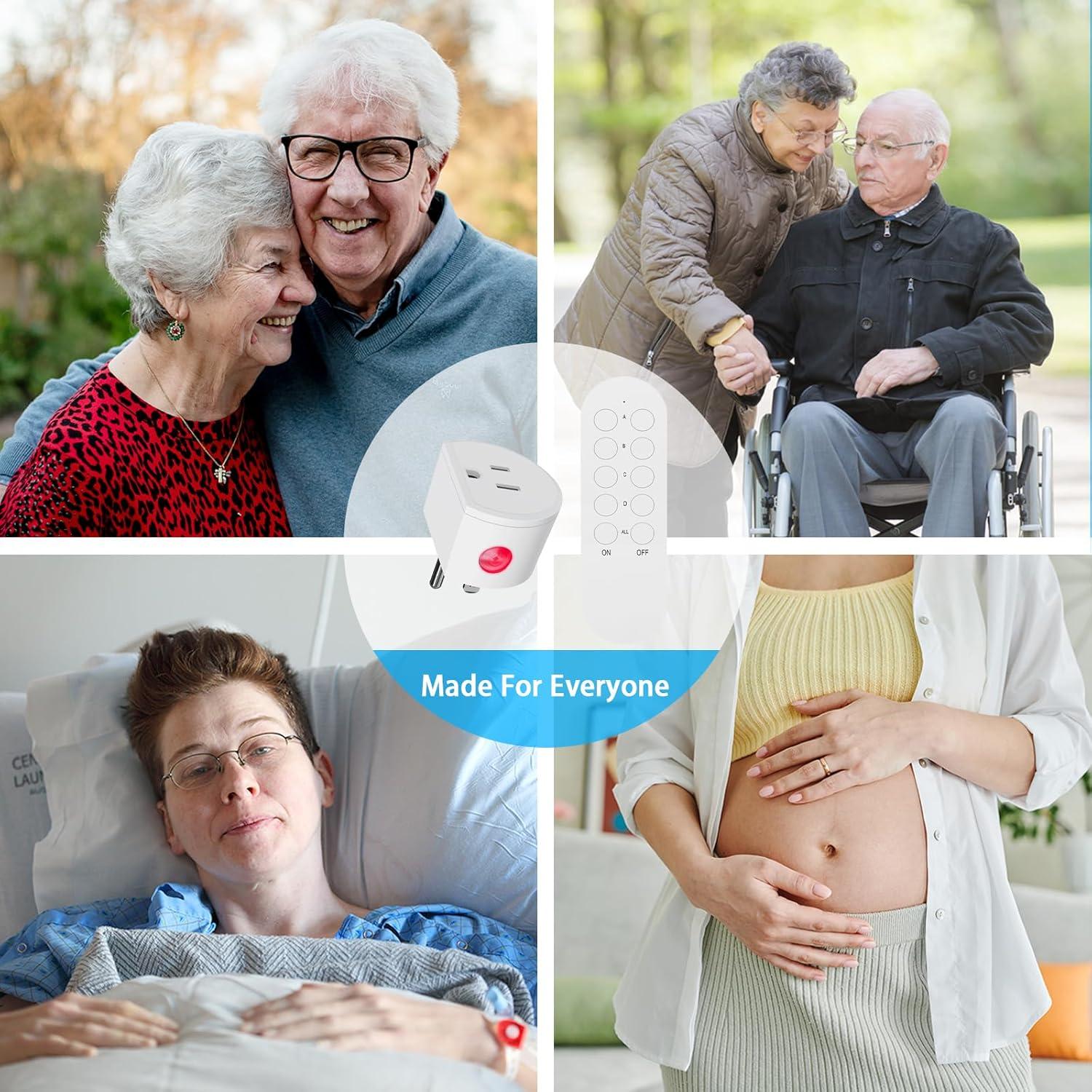 Enchufe de Control Remoto SURNICE 10A Inalámbrico 39.62m