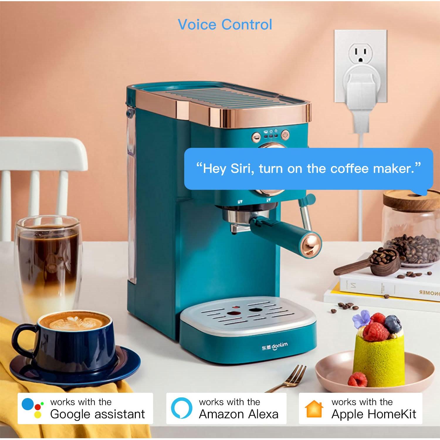 Enchufe Inteligente DoHome 4 Paquete Compatible con HomeKit