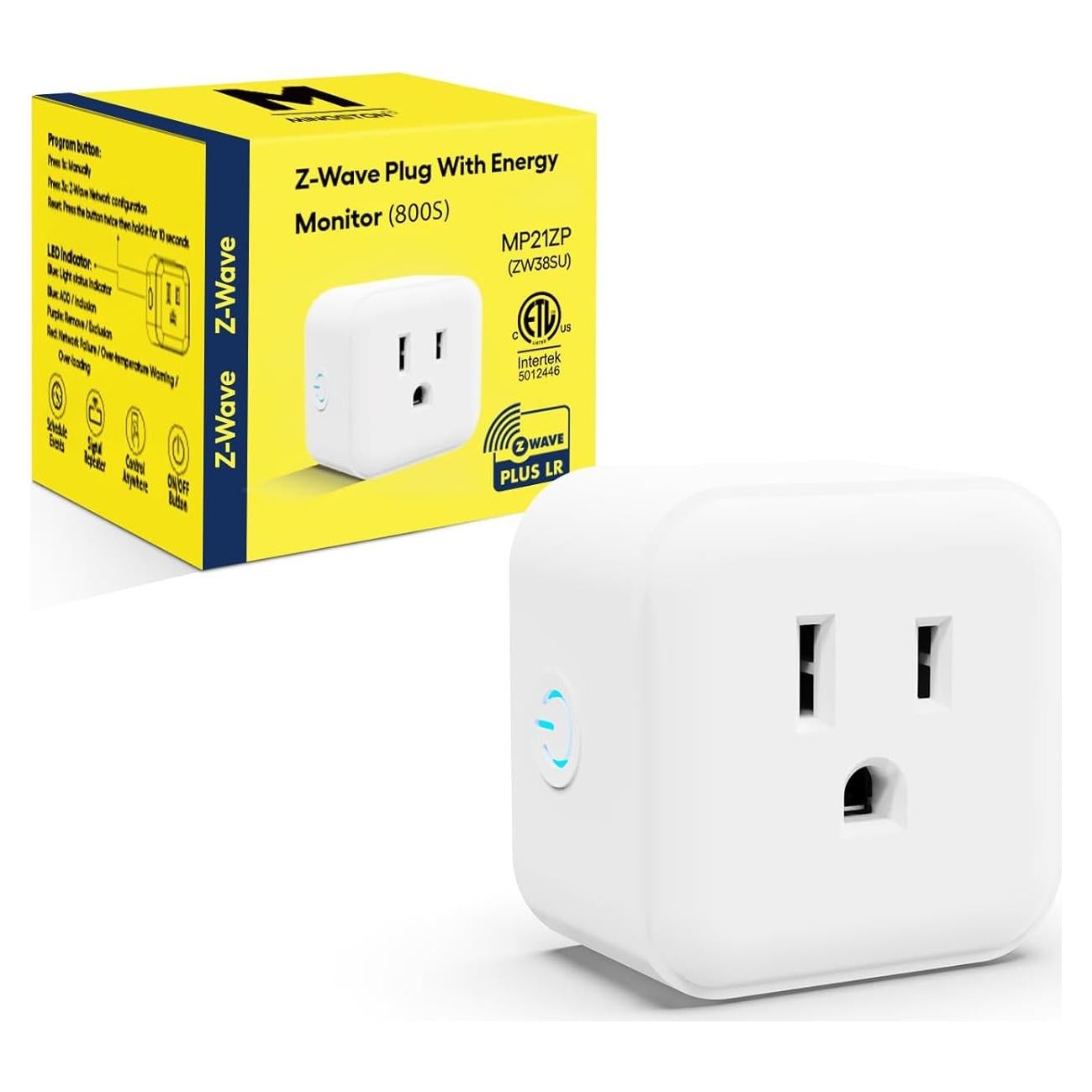 Enchufe Inteligente Z-Wave Minoston MP21ZP Monitor de Energía