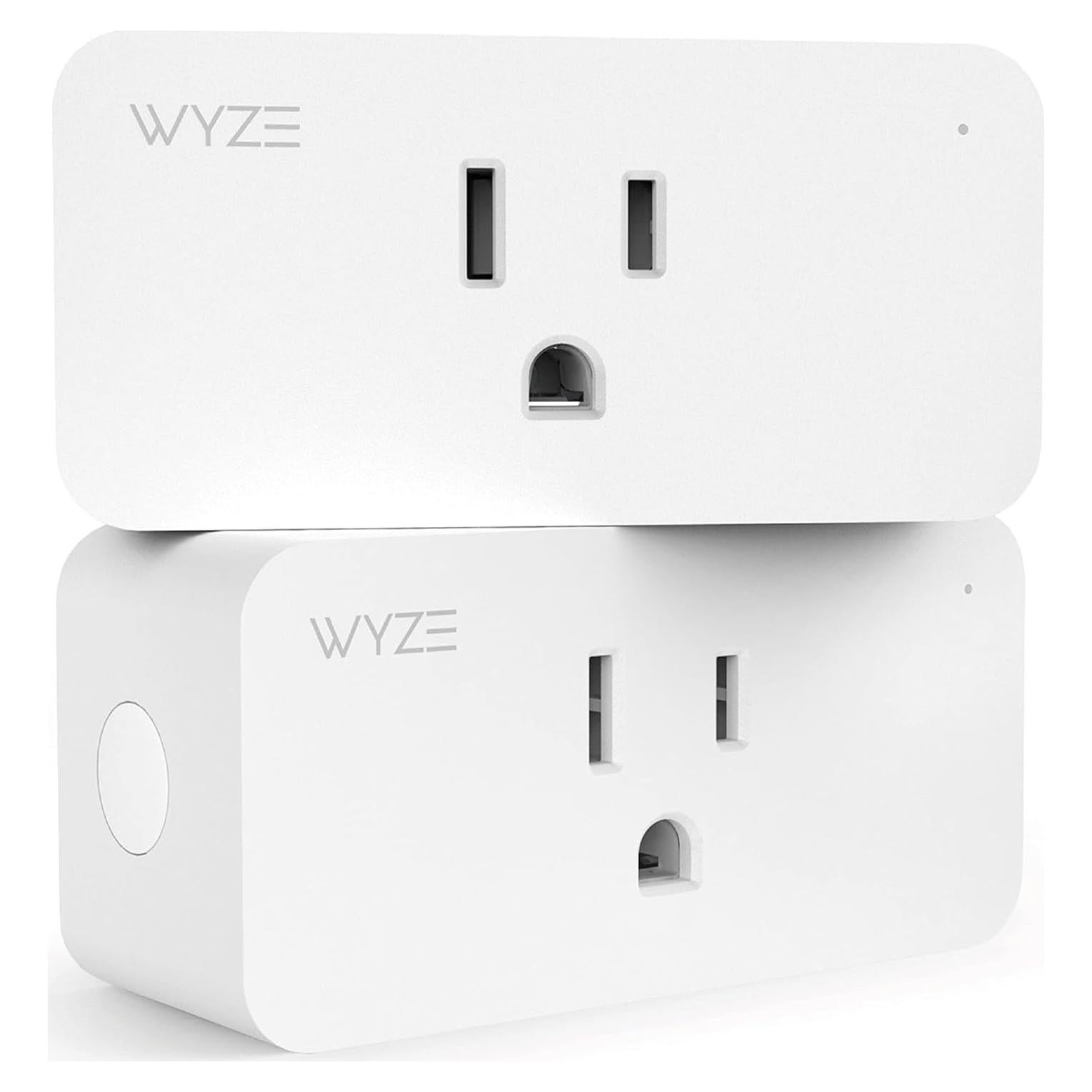 Enchufe Inteligente Wyze Lifestyle Paquete de 2, Control Remoto 15A