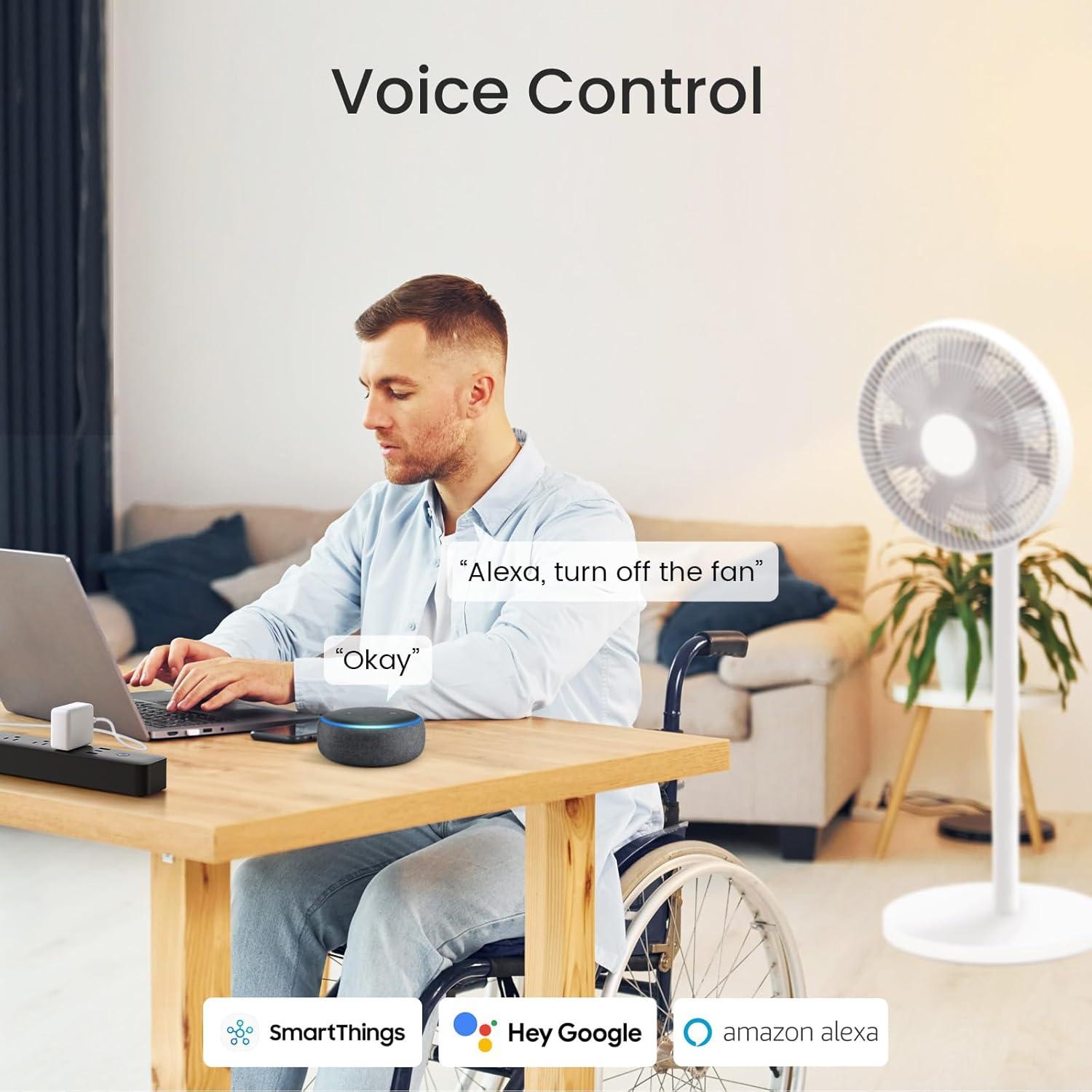 Regleta Inteligente GHome con 6 Salidas y 3 USB Carga Rápida