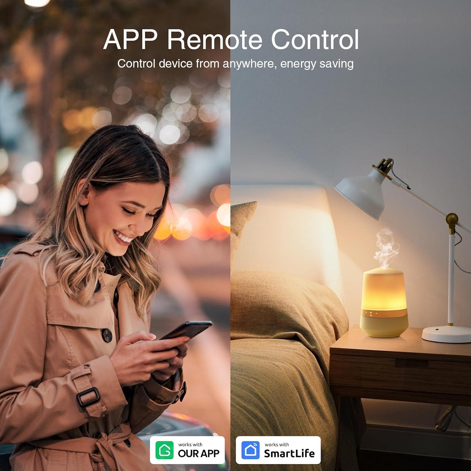 Regleta Inteligente GHome con 6 Salidas y 3 USB Carga Rápida