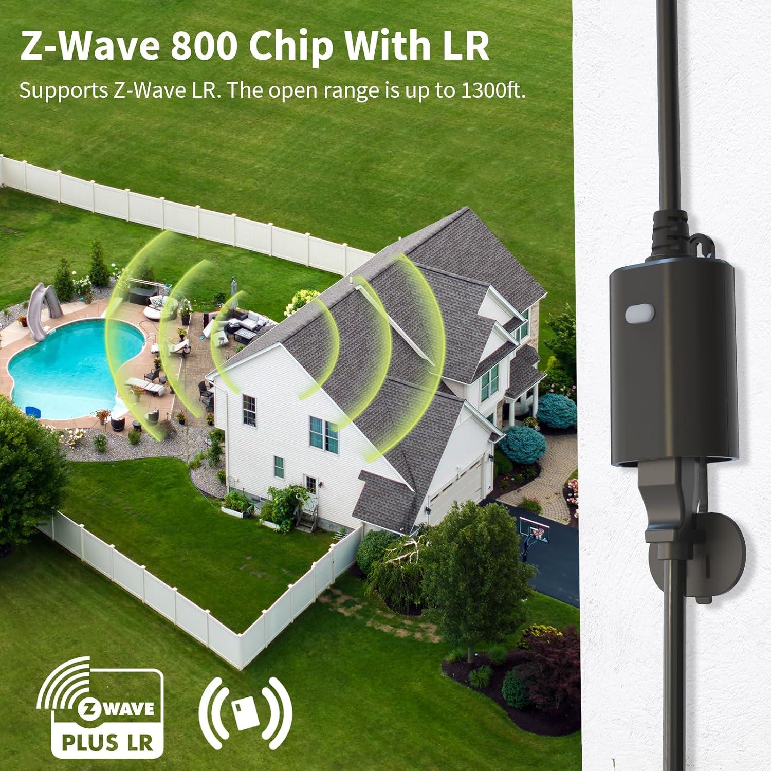 Enchufe Inteligente Exterior Minoston MP22Z Z-Wave IP65 15A