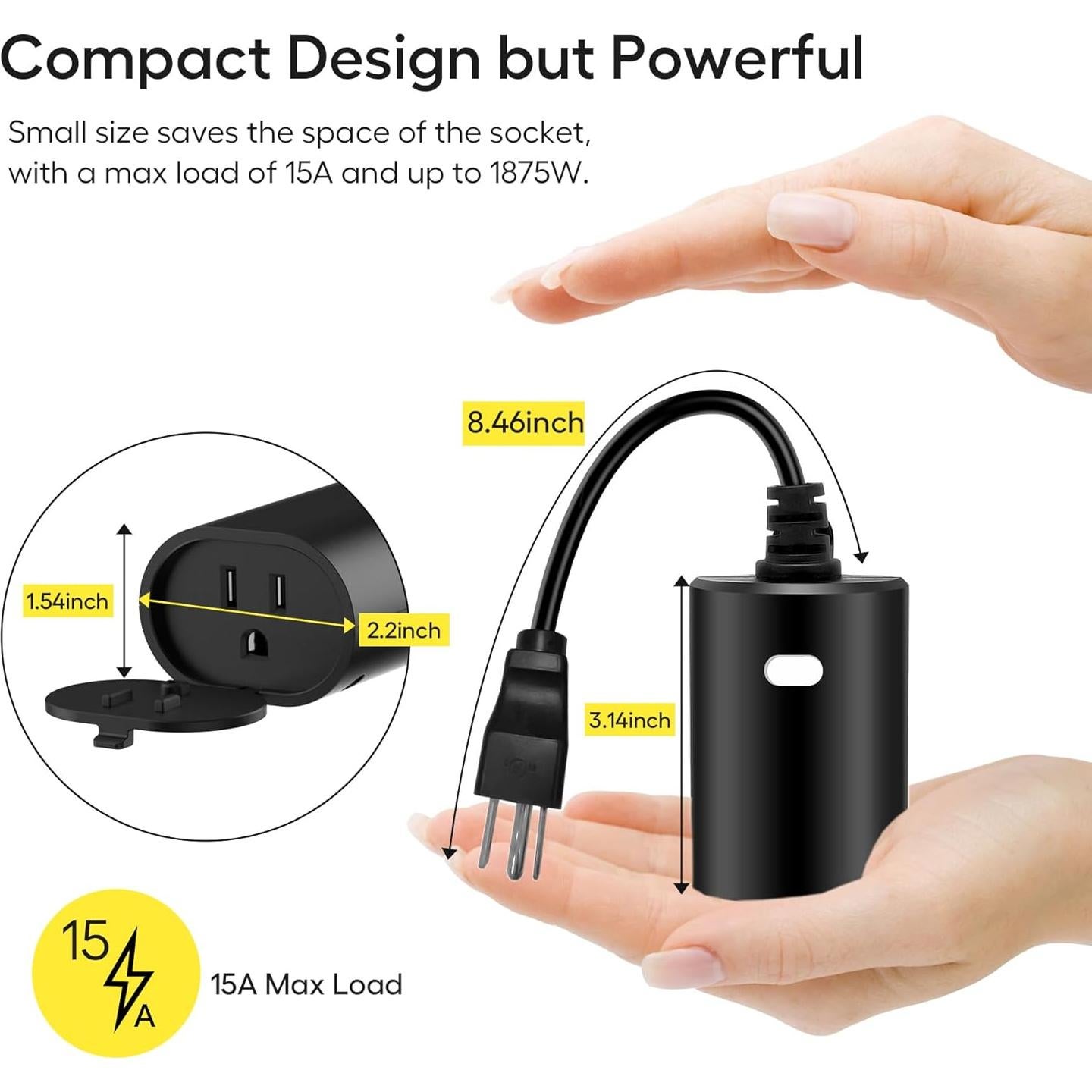 Enchufe Inteligente Exterior Minoston MP22Z Z-Wave IP65 15A