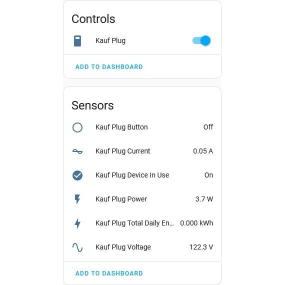 Enchufe Inteligente KAUF con Monitoreo de Energía 15A