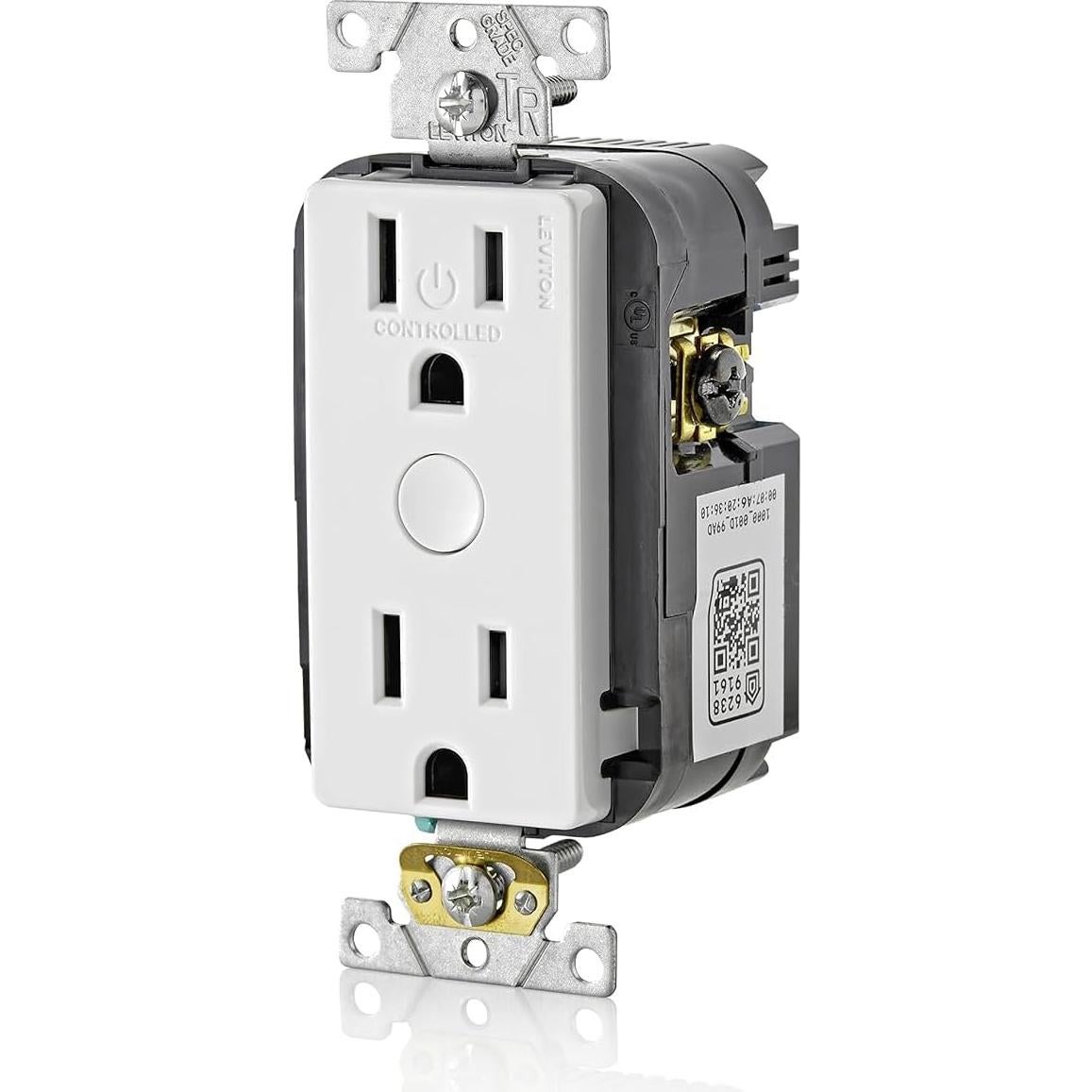 Enchufe Inteligente Leviton Decora 15A Wi-Fi Blanco