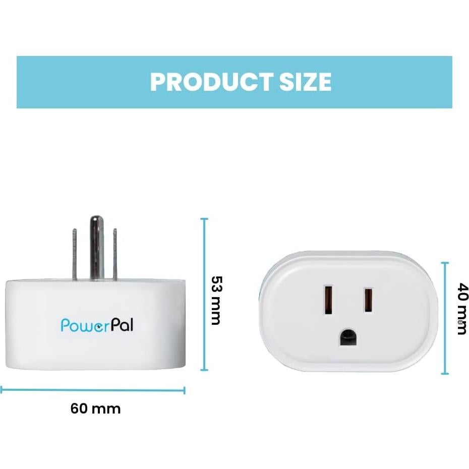 Dispositivo de Monitoreo de Energía Power Pal PP62 - Notificaciones en Tiempo Real