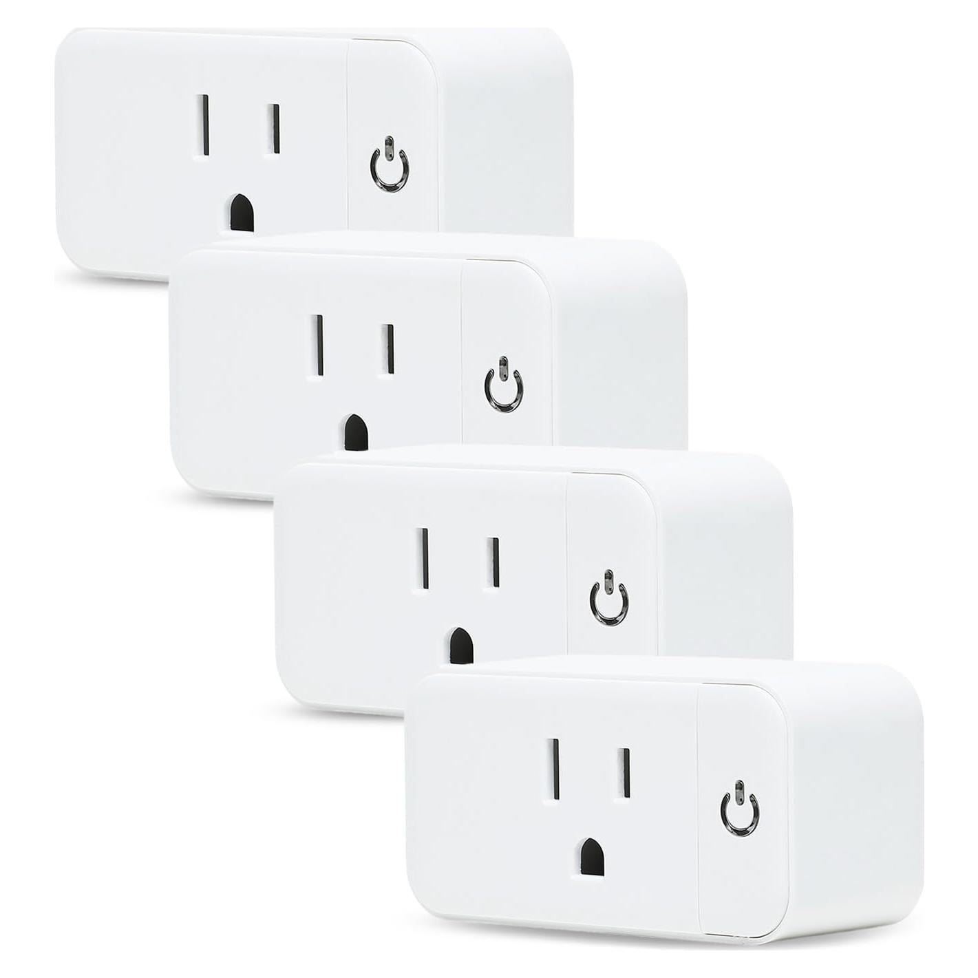 Paquete de 4 Enchufes Inteligentes Wi-Fi Lunabode YSP-102