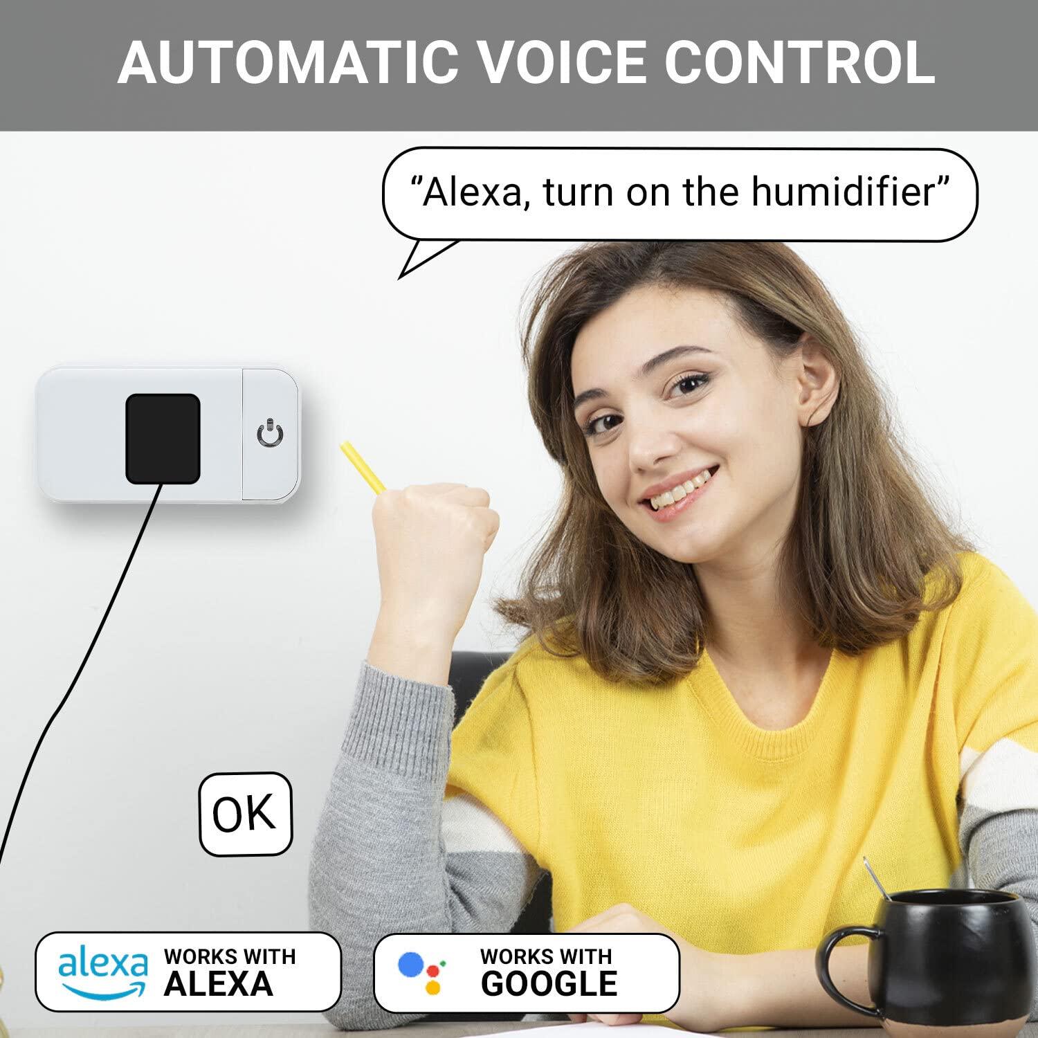 Paquete de 4 Enchufes Inteligentes Wi-Fi Lunabode YSP-102