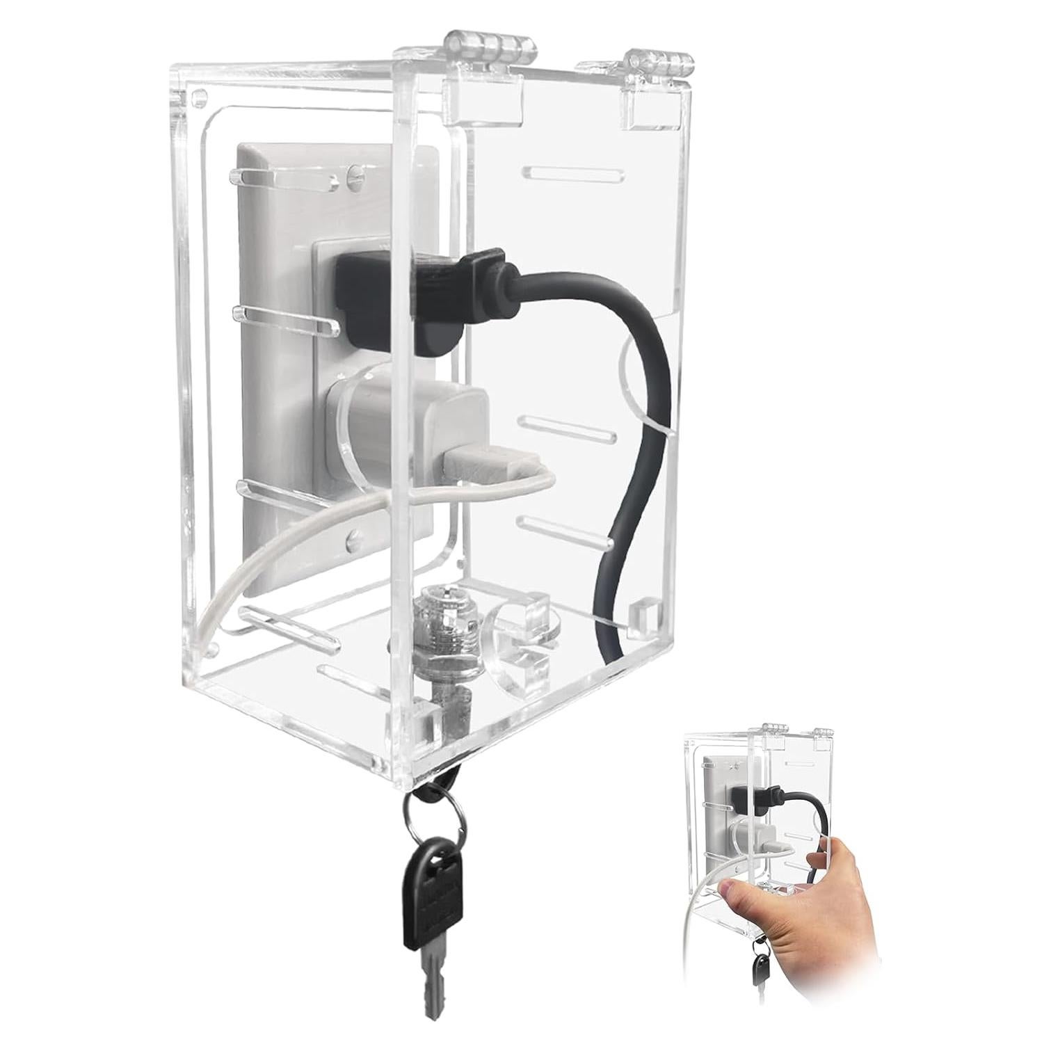 Cubierta Protectora de Enchufes Eléctricos para Bebés - 12.57x8.51x6.50 cm