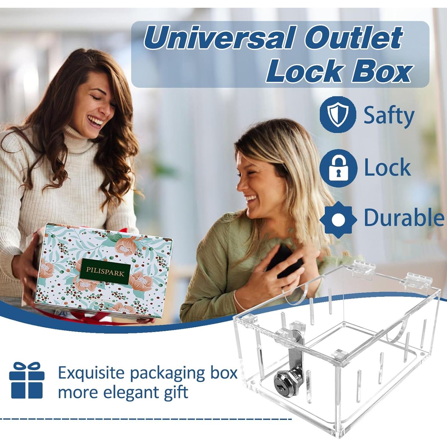 Cubierta Protectora de Enchufes Eléctricos para Bebés - 12.57x8.51x6.50 cm