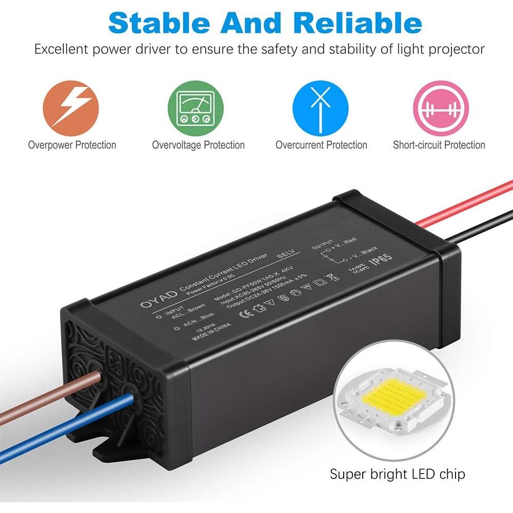 Luz de Inundación LED 200W Southlevy IP66 20000LM Plata