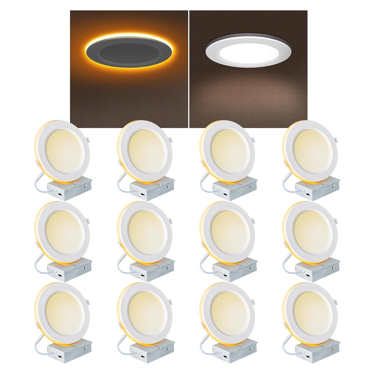 Luz empotrada LED EVOLFATURE 6" 14W 1300 lúmenes 5CCT