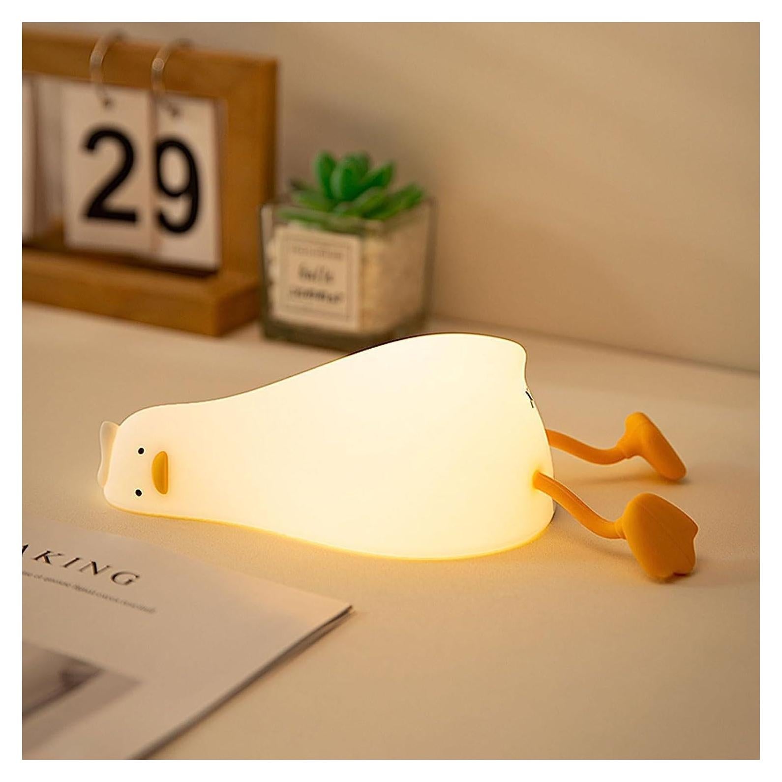 Lámpara Nocturna de Pato Acostado YR YRHH-PET Recargable