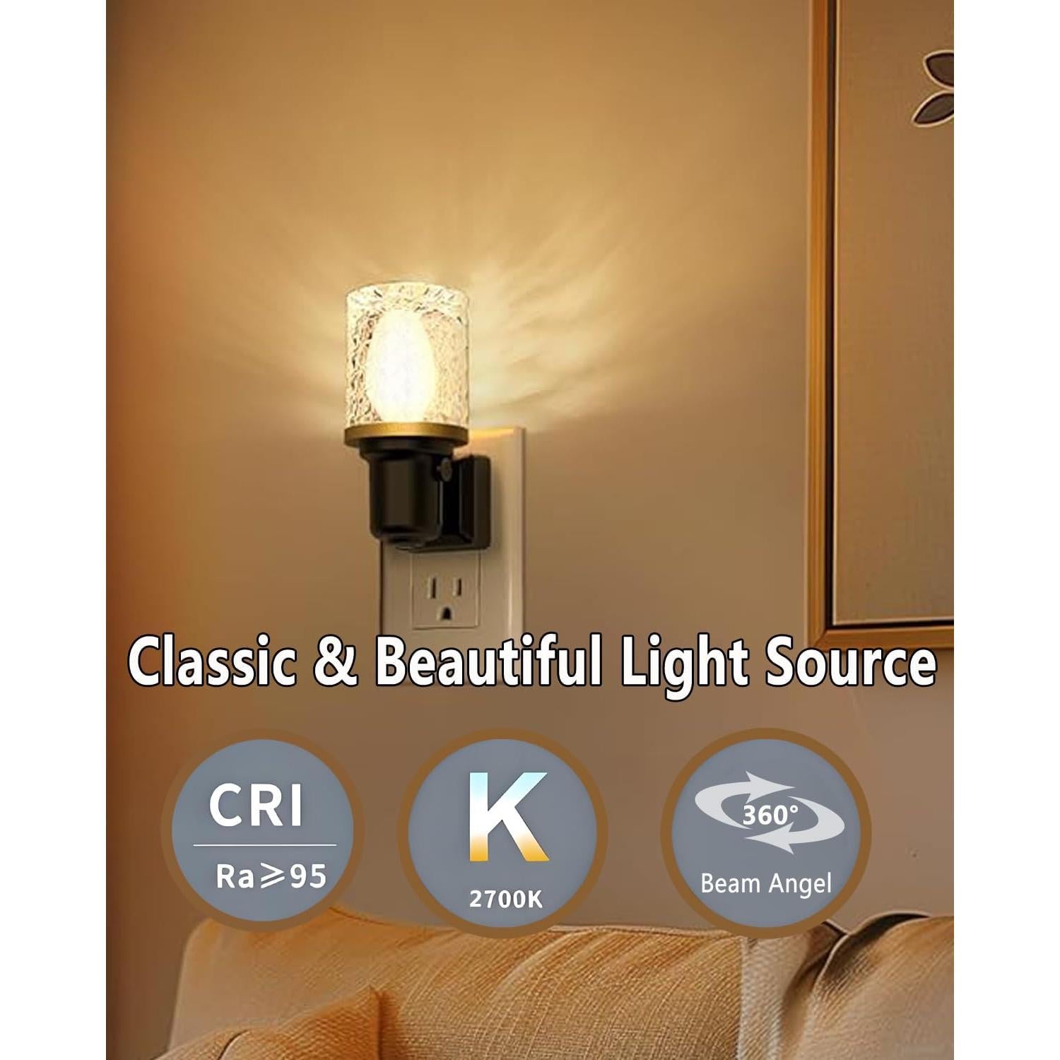 Bombillas de Luz Nocturna C7 ConWen 4W Regulables Paquete 15