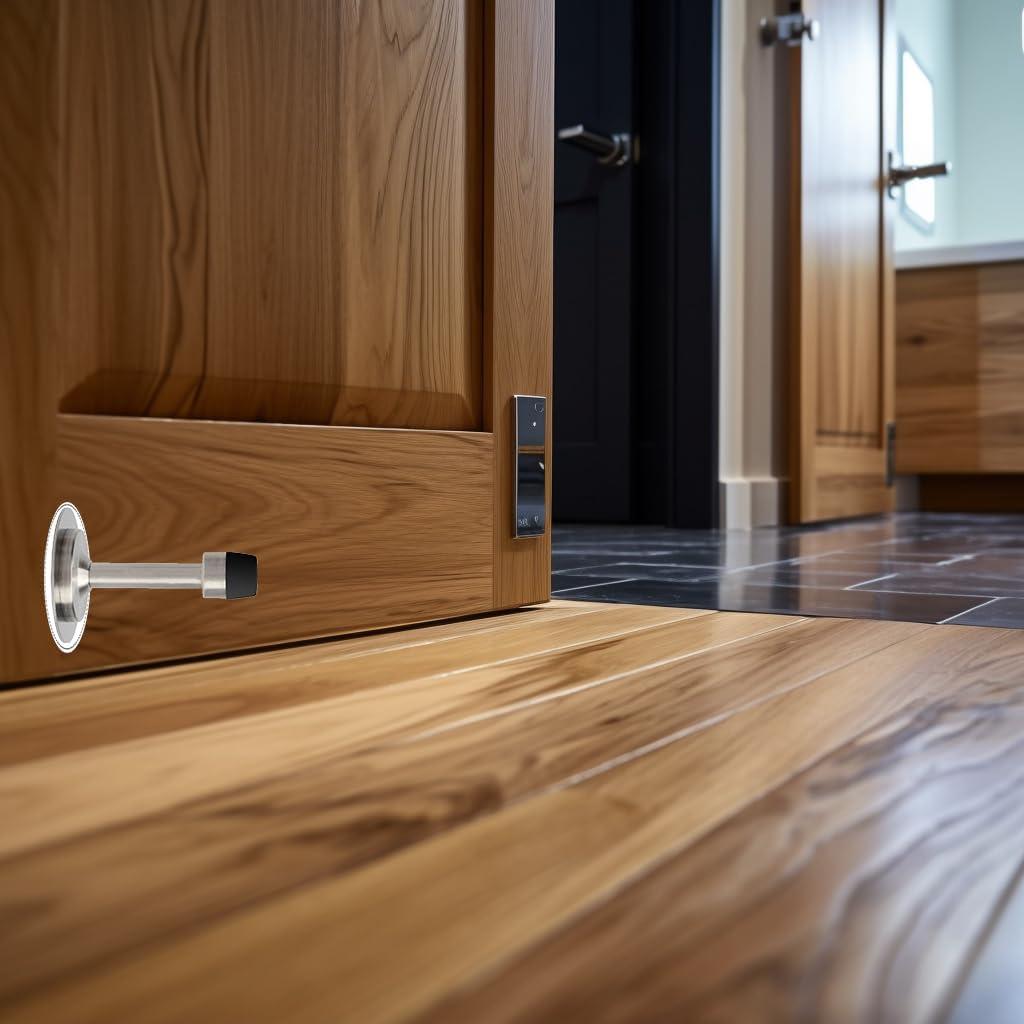 Topes de Puerta LemonHo Acero Inoxidable 3" - Paquete de 2