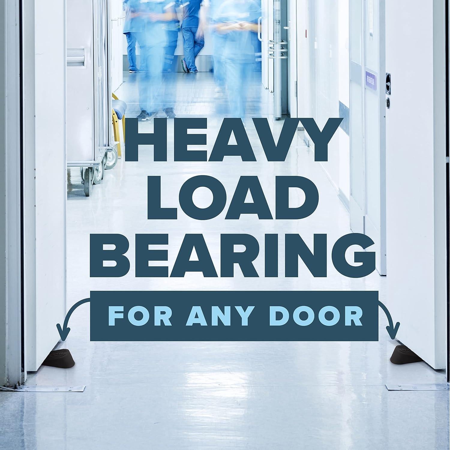 Taco de puerta de goma Suspension Dudes 16.5x7x4.8cm negro