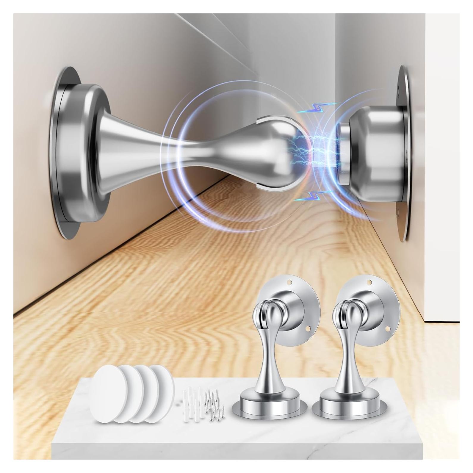 Tope de Puerta Magnético Corohero 2 Paquete Acero Inoxidable