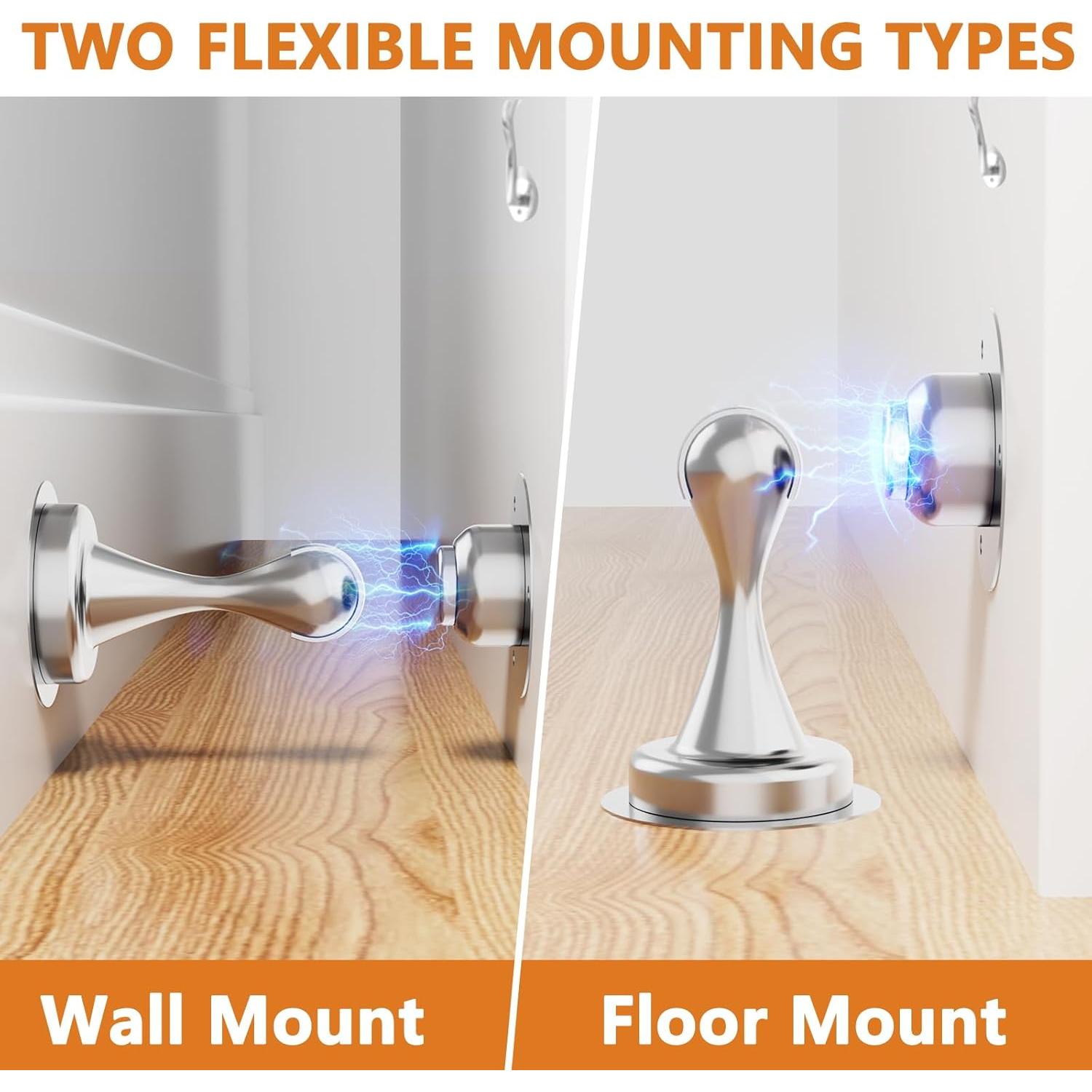 Tope de Puerta Magnético Corohero 2 Paquete Acero Inoxidable