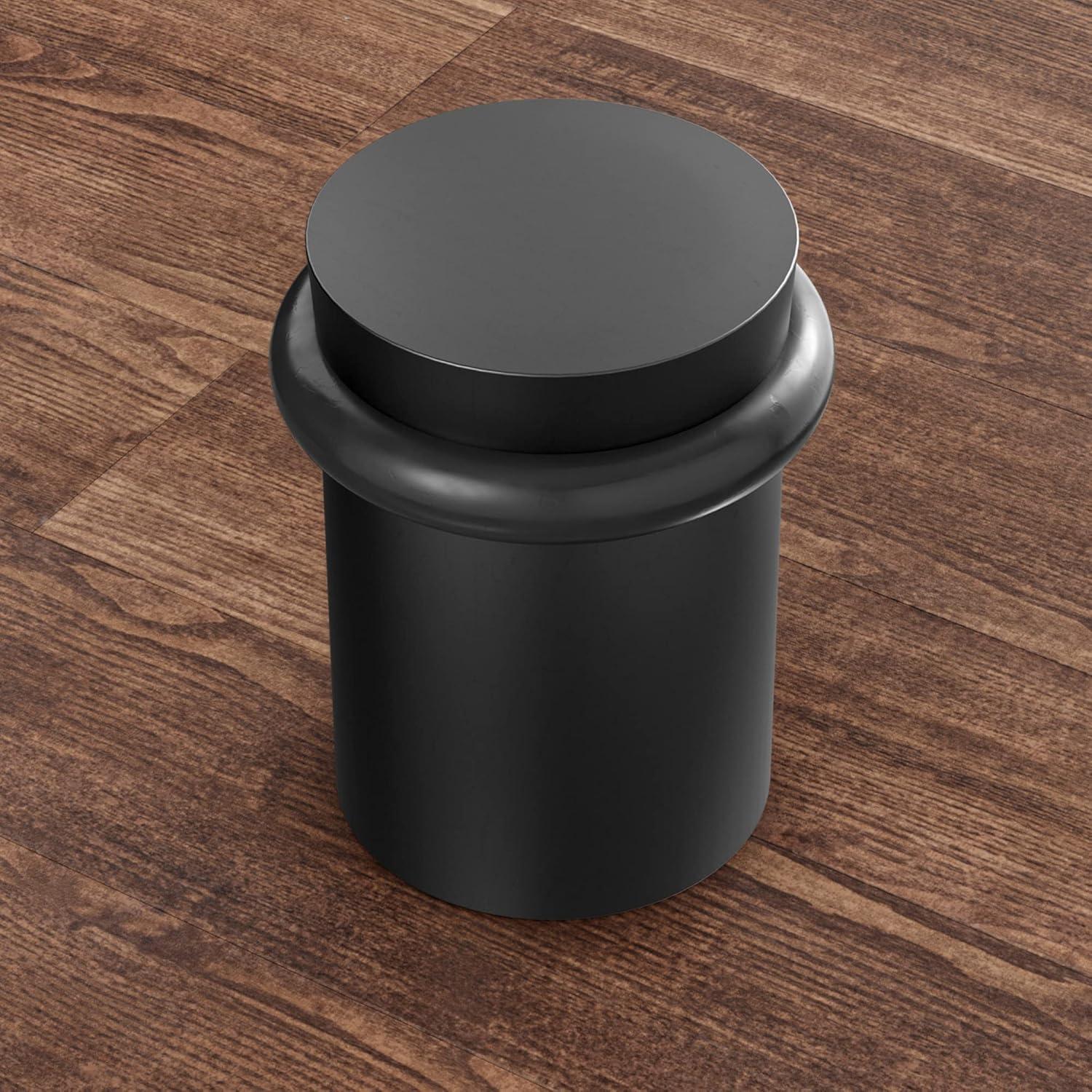 Tope de puerta NYCO acero sólido negro 3.02 cm x 5.08 cm