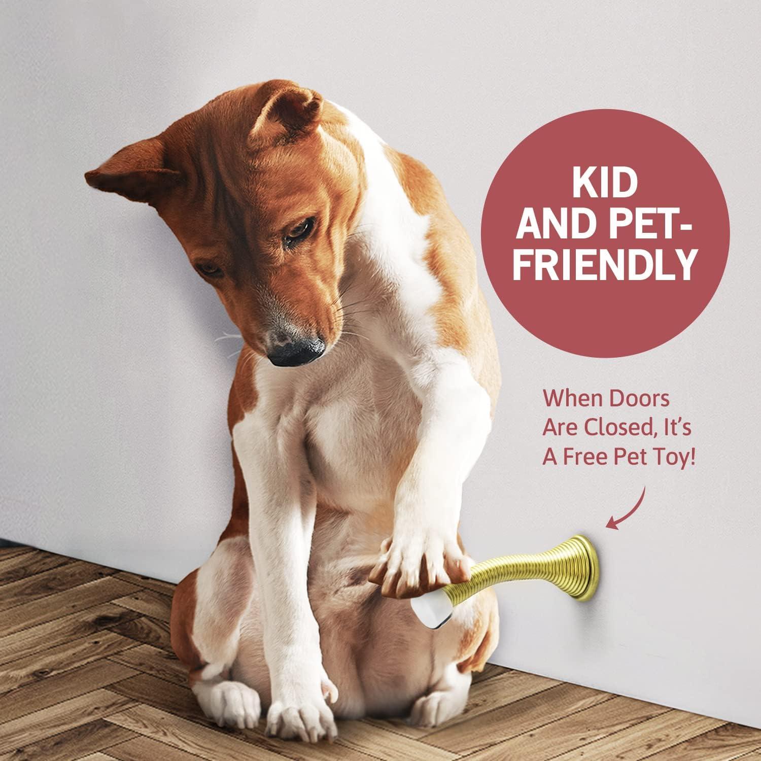 Topes de Puerta de Primavera Jack N' Drill 15 Piezas Bronce Aceitado