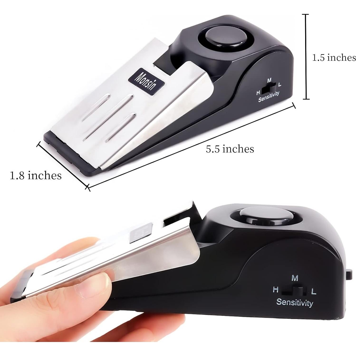 Tope de Puerta con Alarma Monsin 120DB - Seguridad Hogar