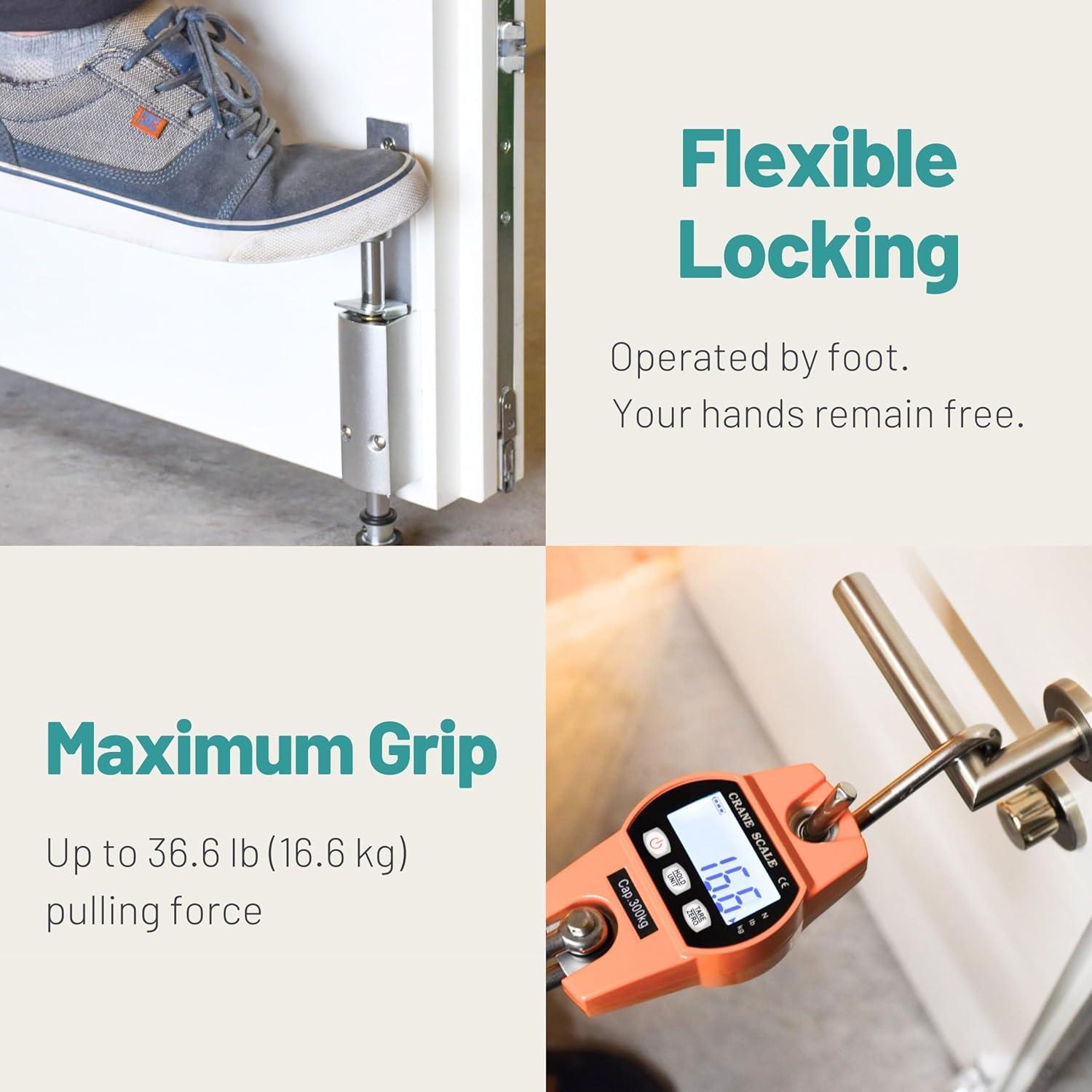 Tope de puerta Kick&Fix D&D Living 22.4 cm Alta Resistencia