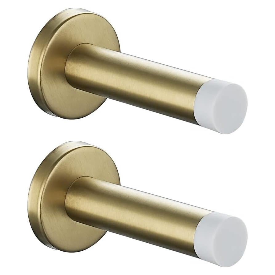 Tope de Puerta JQK Acero Inoxidable Dorado 2 Piezas