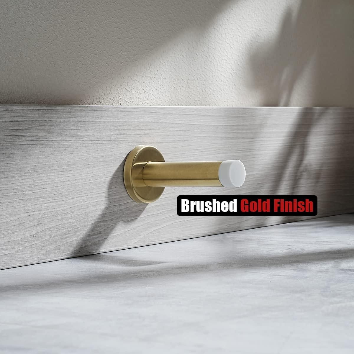 Tope de Puerta JQK Acero Inoxidable Dorado 2 Piezas