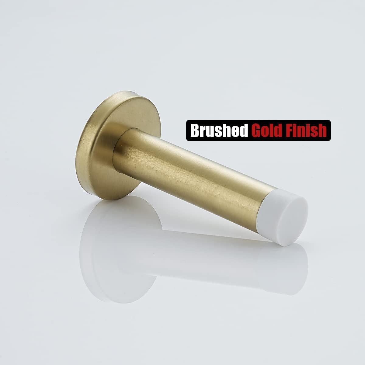 Tope de Puerta JQK Acero Inoxidable Dorado 2 Piezas