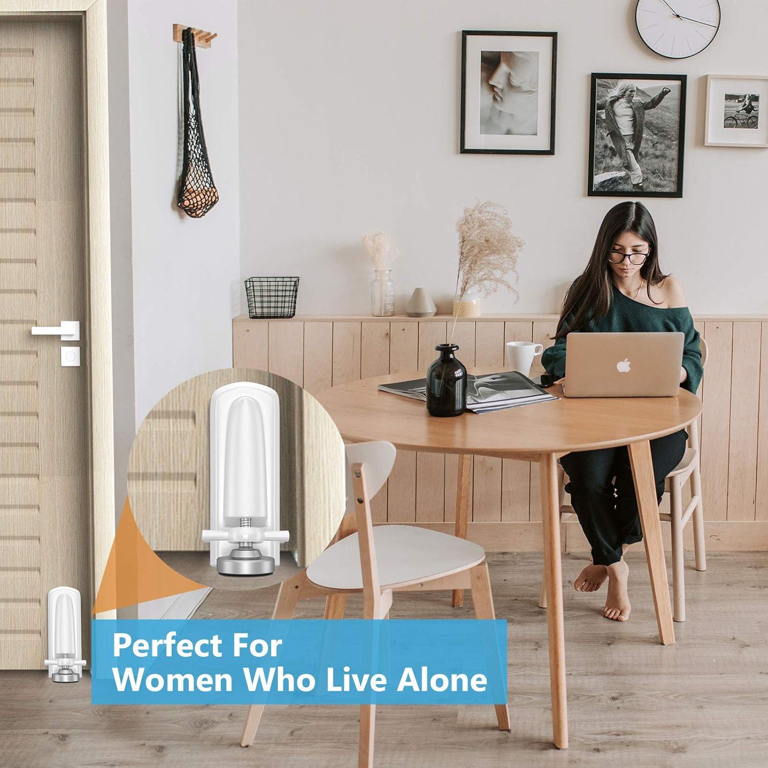 Tope de puerta de seguridad portátil Yoabo, aluminio antideslizante