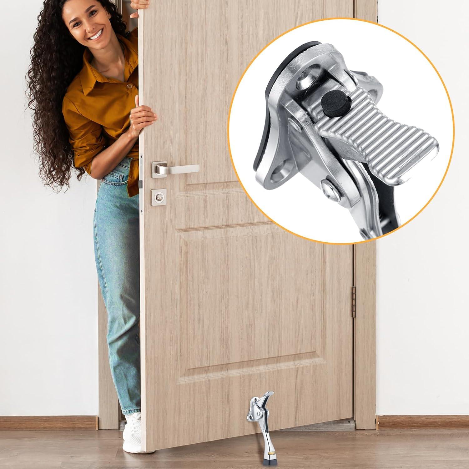 Tope de Puerta Kenning 12 Pcs Metal 20 cm con Punta de Goma