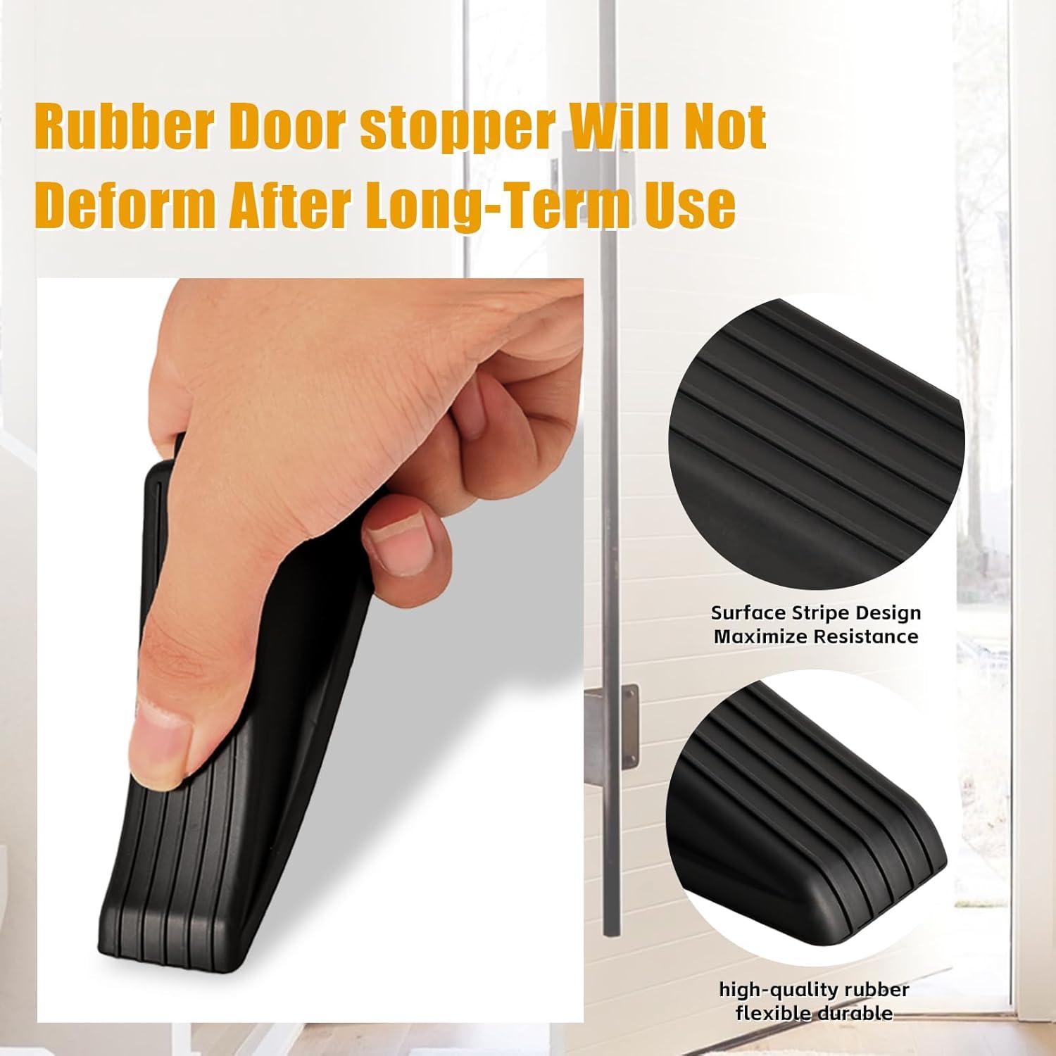 Topes de Puerta de Goma AZRDXSD 2 Pcs para Baldosas y Madera